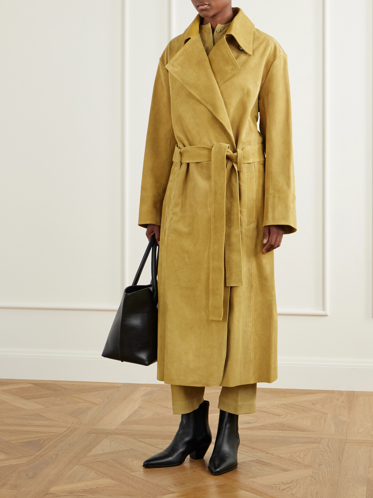 Wyatt Belted Corduroy Coat