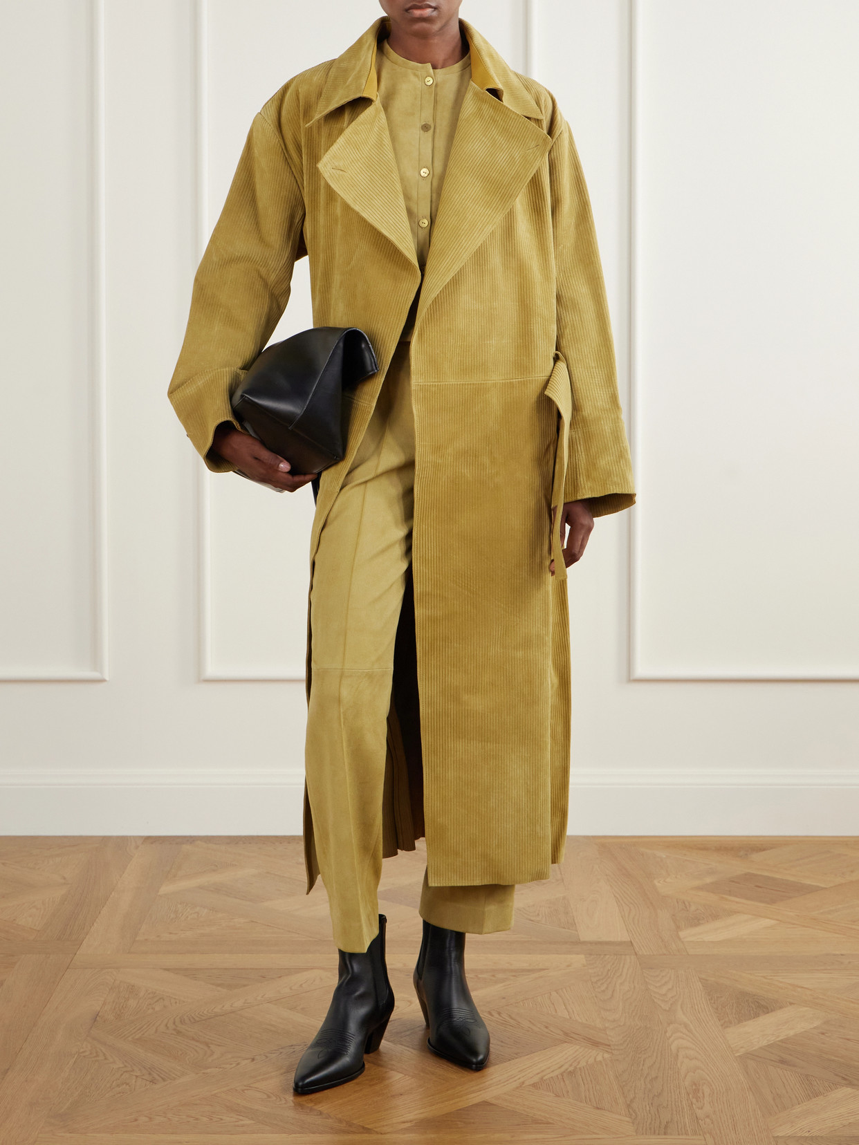 Wyatt Belted Corduroy Coat