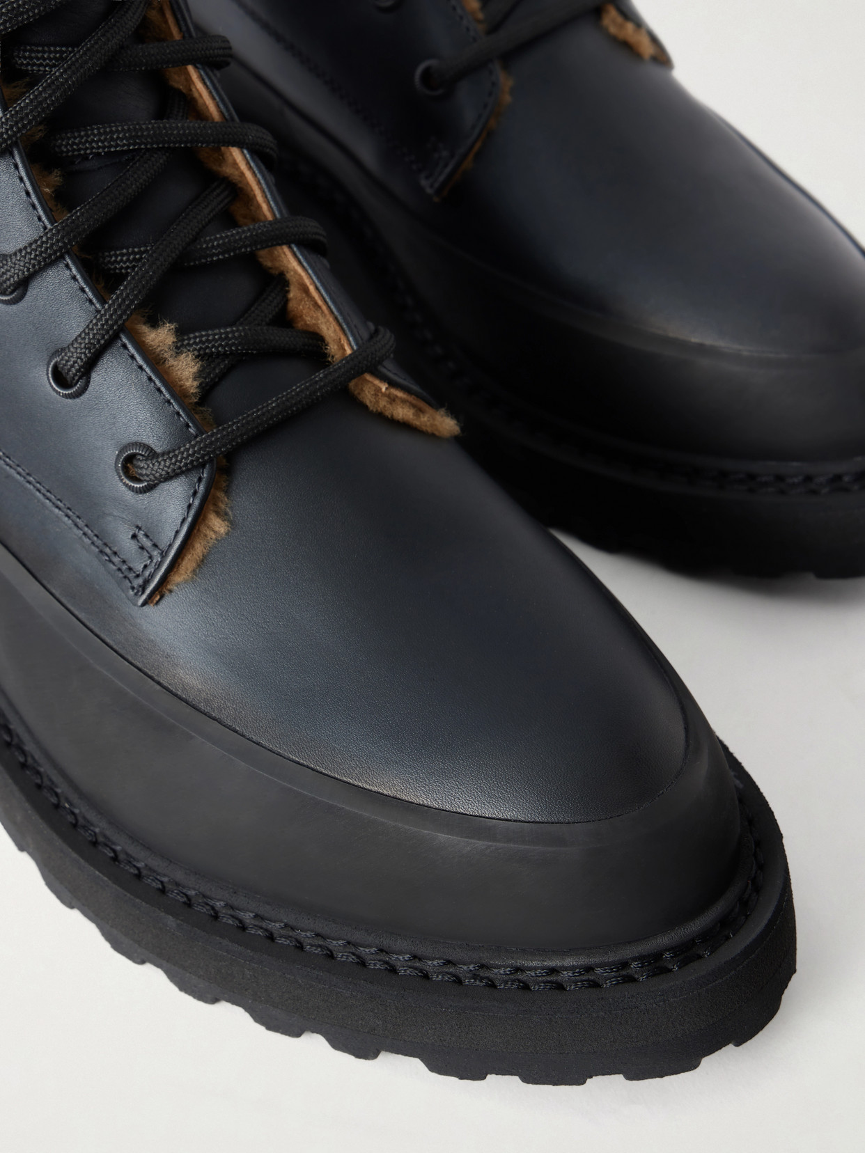 Le Monde Béryl - Dolomite Rubber-Trimmed Ankle Boots