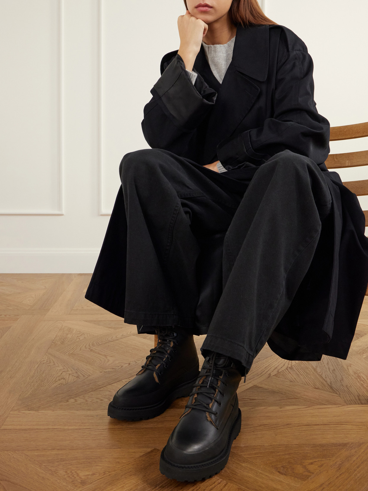 Le Monde Béryl - Dolomite Rubber-Trimmed Ankle Boots