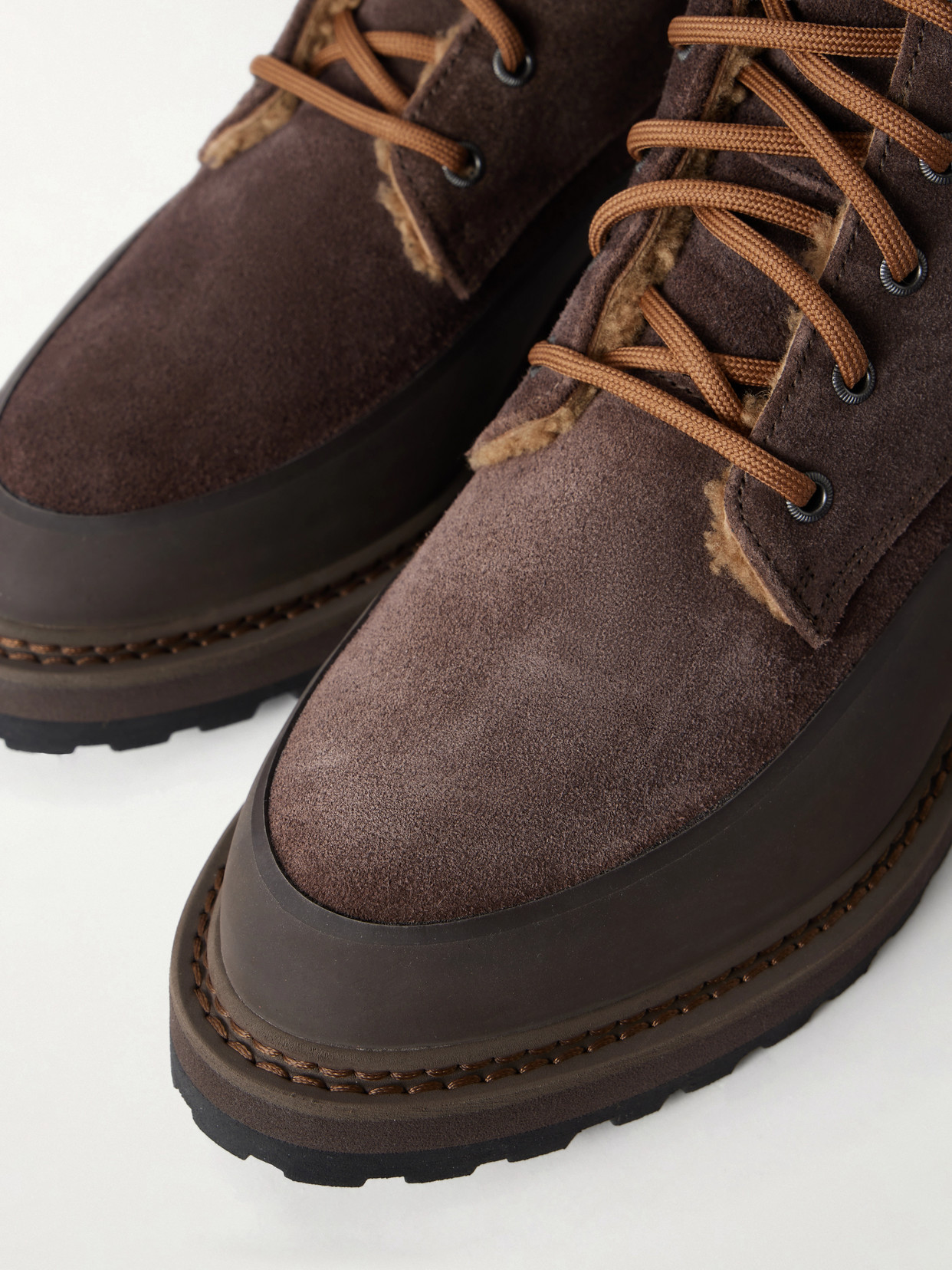 Le Monde Béryl - Dolomite Rubber-Trimmed Ankle Boots