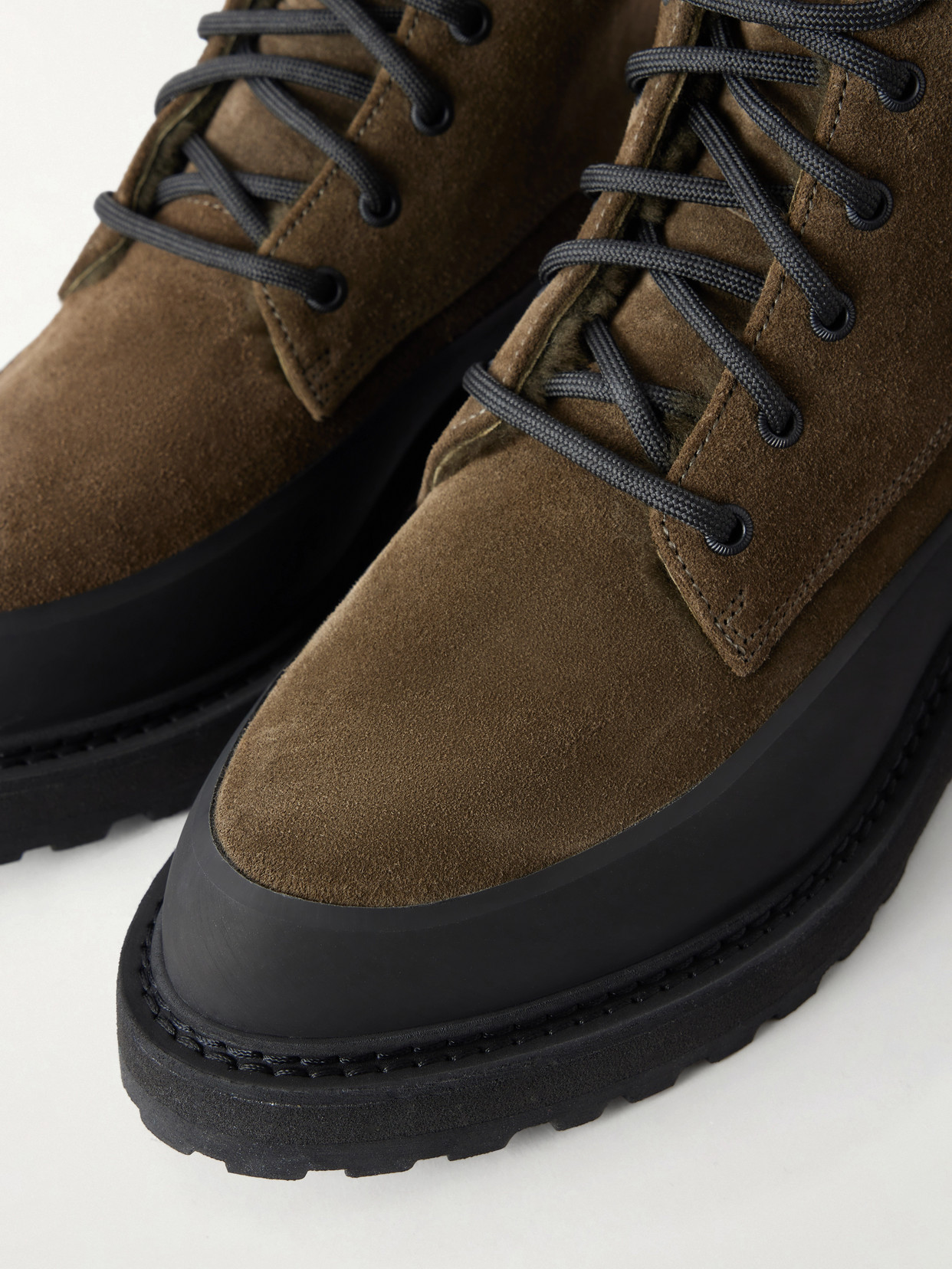 Le Monde Béryl - Dolomite Rubber-Trimmed Ankle Boots