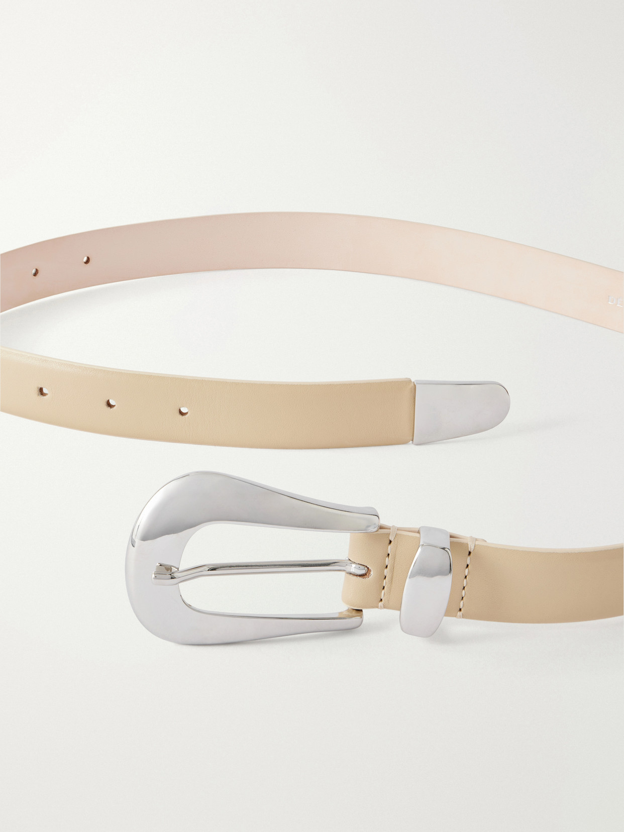 Dehanche Colette Leather Belt In Neutrals