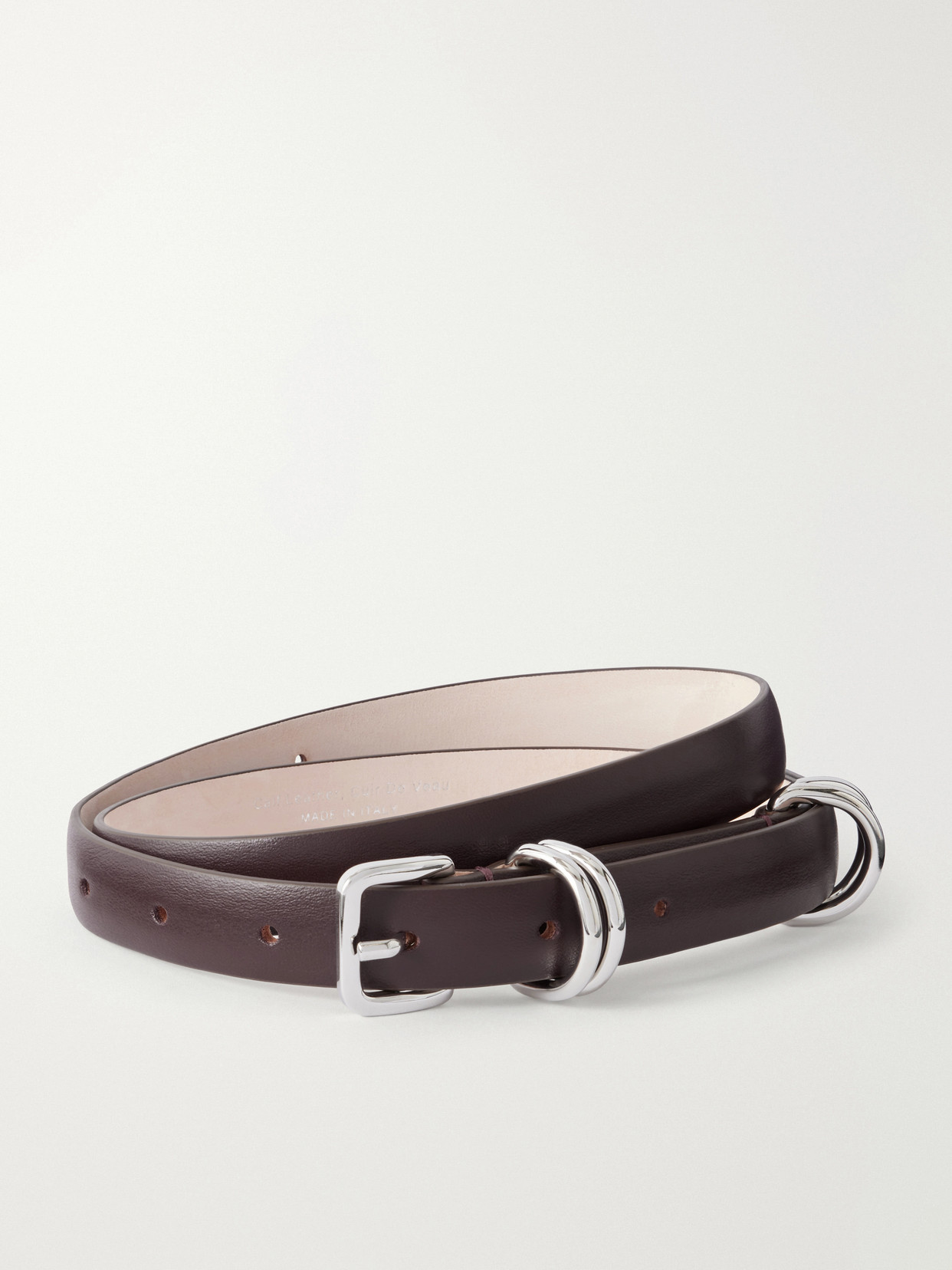 Dehanche Constance Leather Belt In Purple