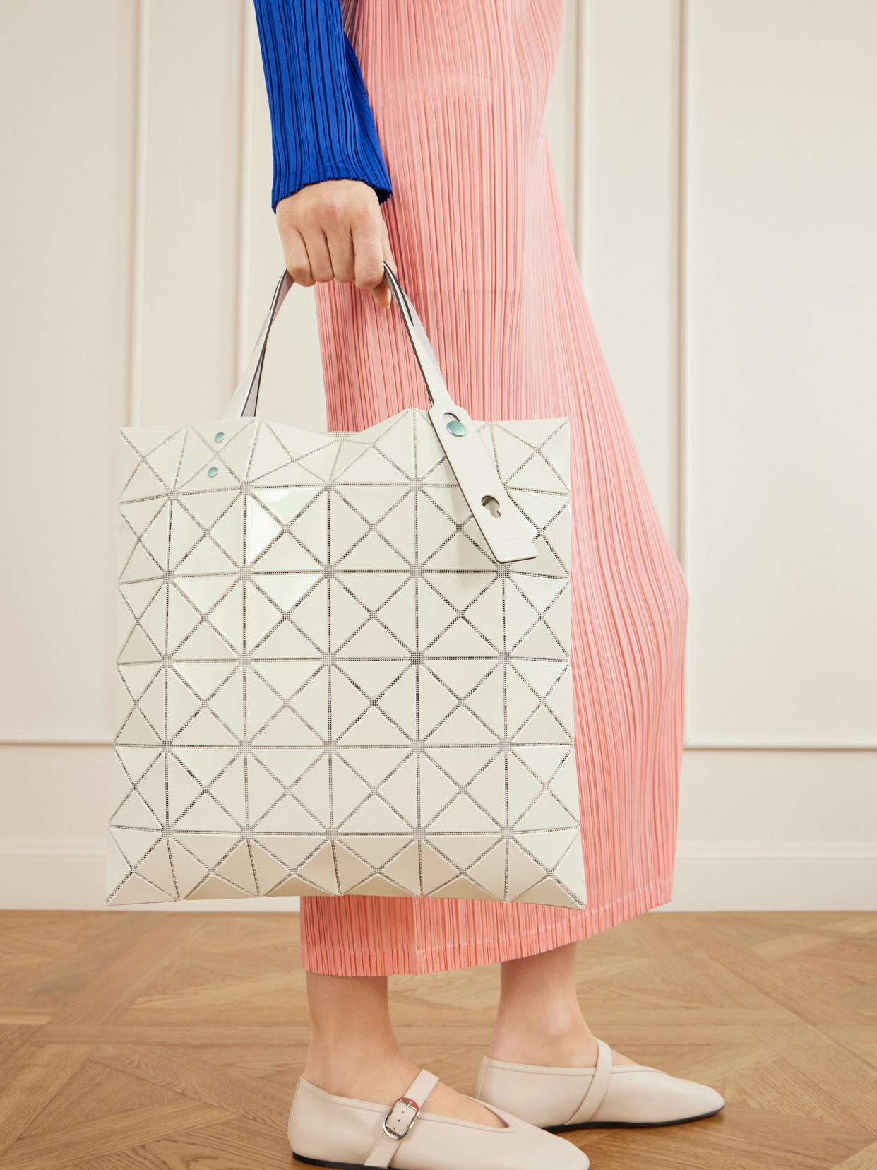 Bao Bao Platinum Rubber Tote In Multi