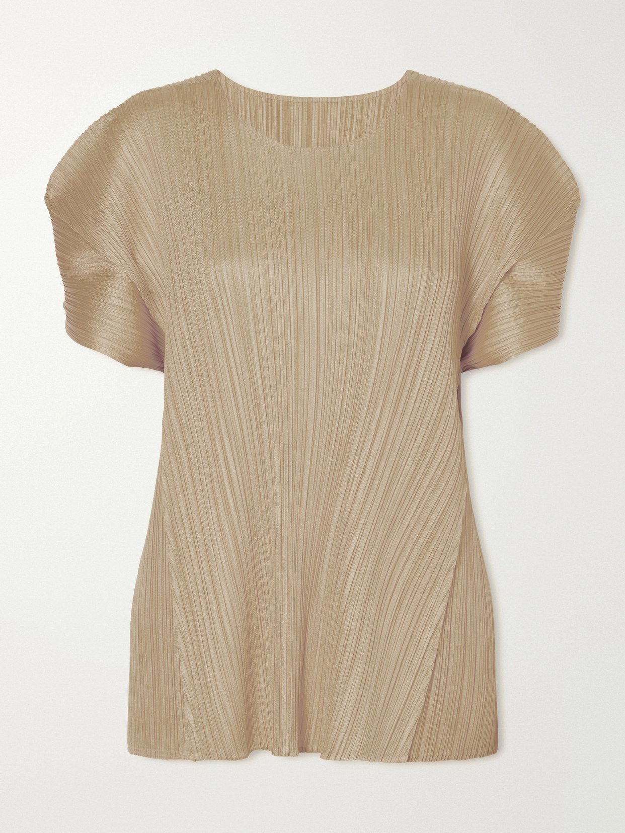 Pleats Please Bouquet Plissé Blouse In Neutral