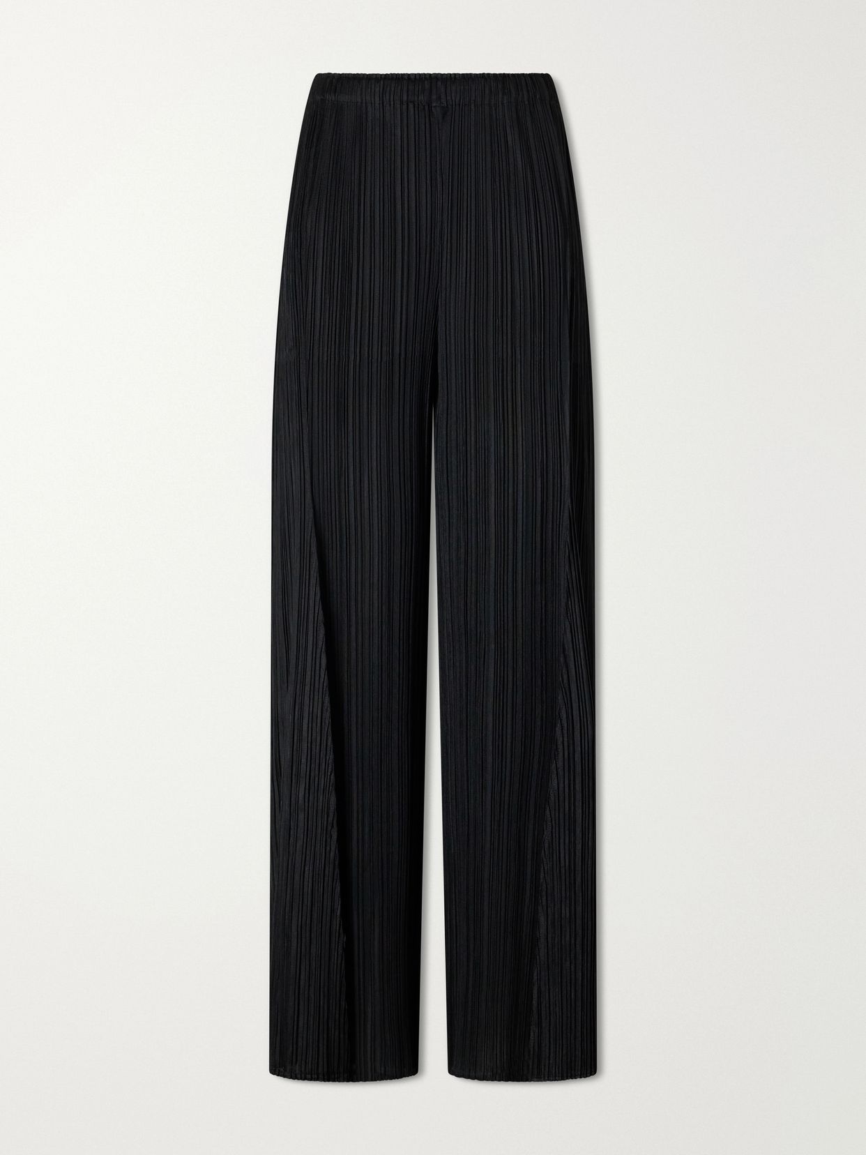 Bouquet plissé wide-leg pants