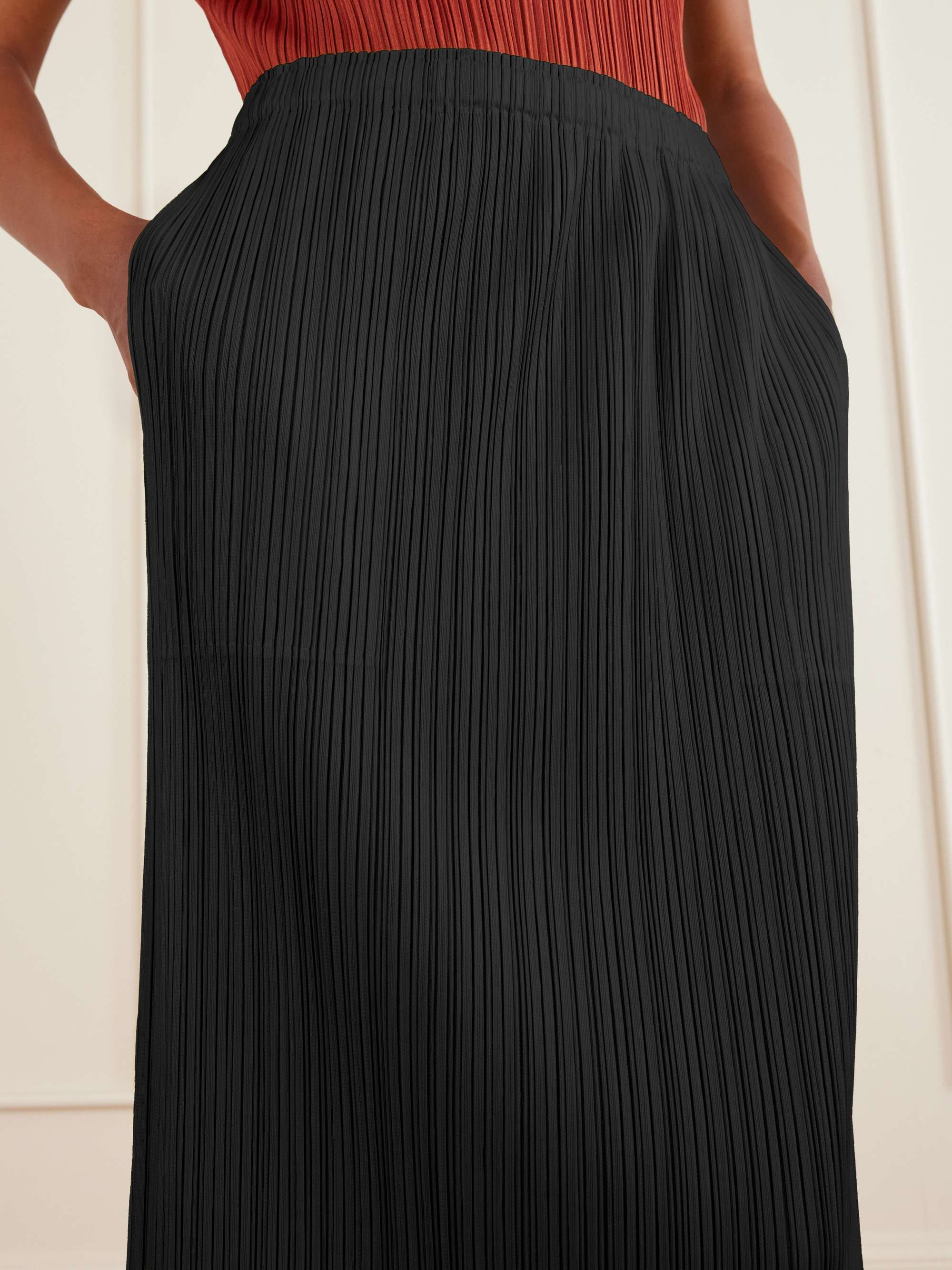 PLEATS PLEASE ISSEY MIYAKE Plissé midi skirt | NET-A-PORTER