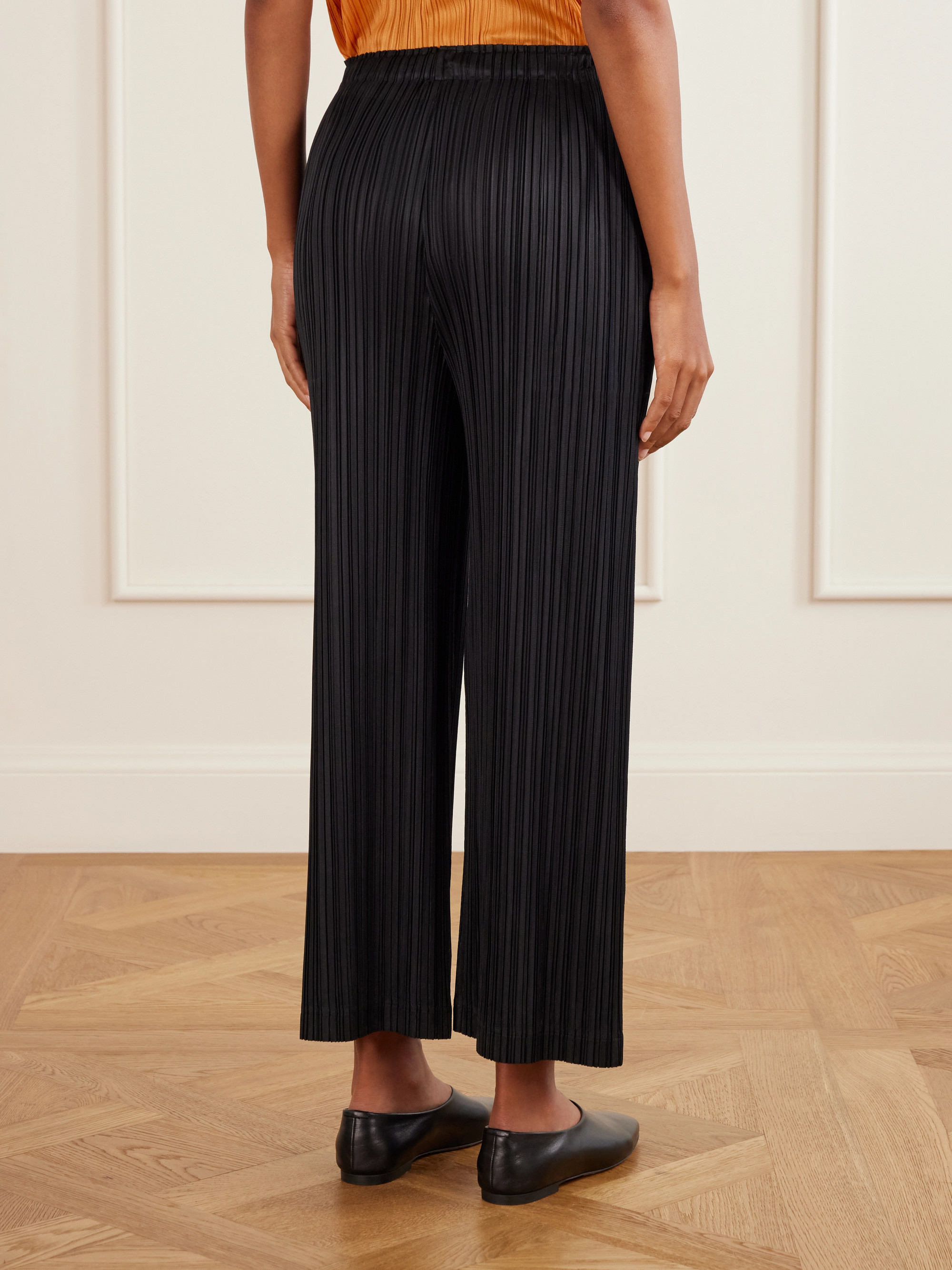 PLEATS PLEASE ISSEY MIYAKE July plissé wide-leg pants
