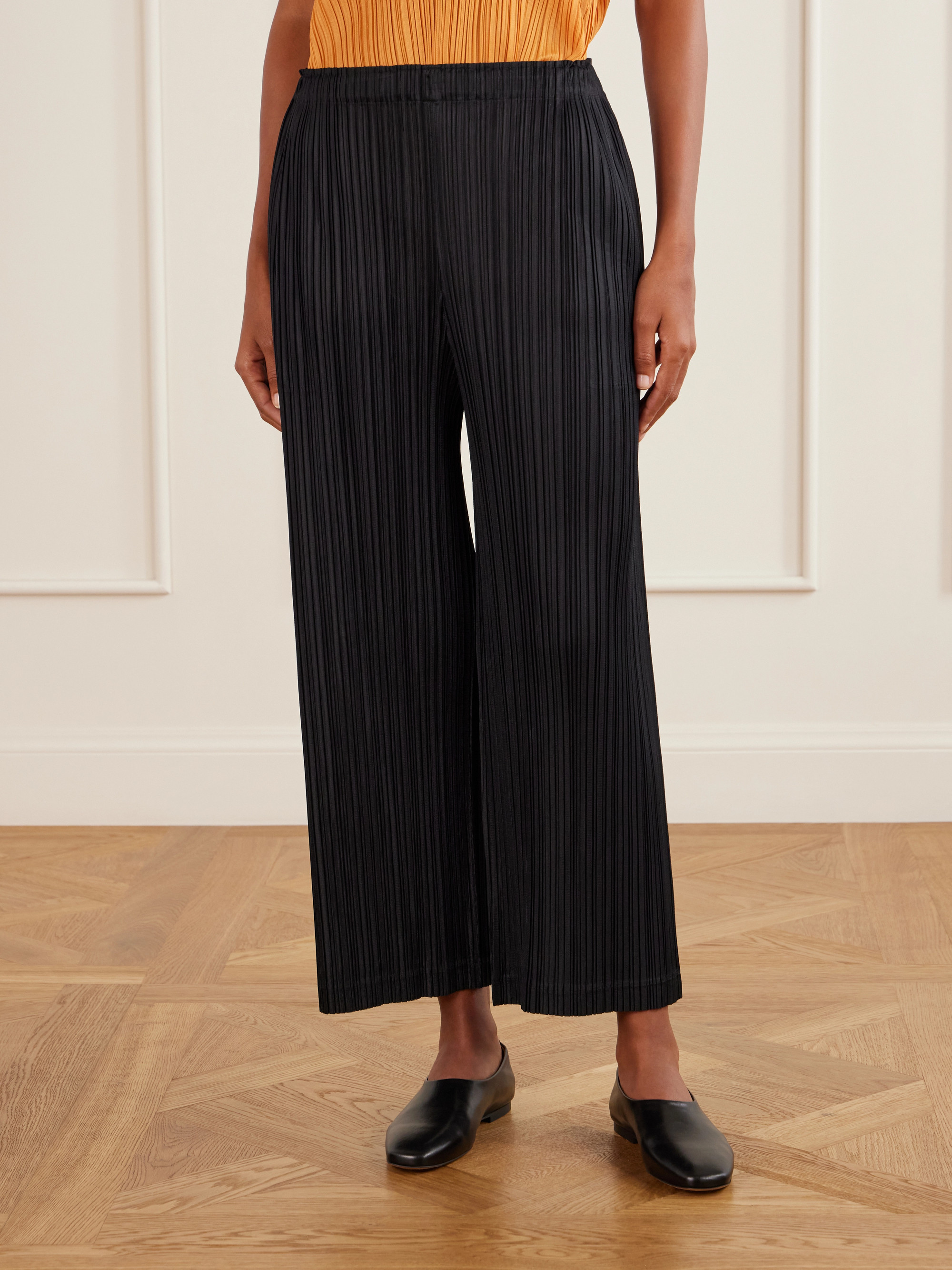 PLEATS PLEASE ISSEY MIYAKE July plissé wide-leg pants