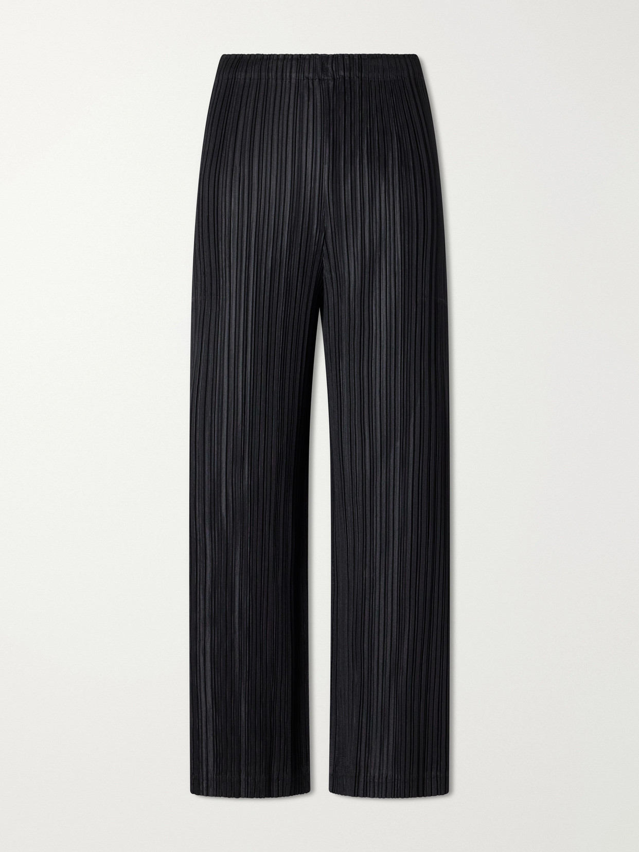 Pleats Please Plissé Wide-leg Pants In Black