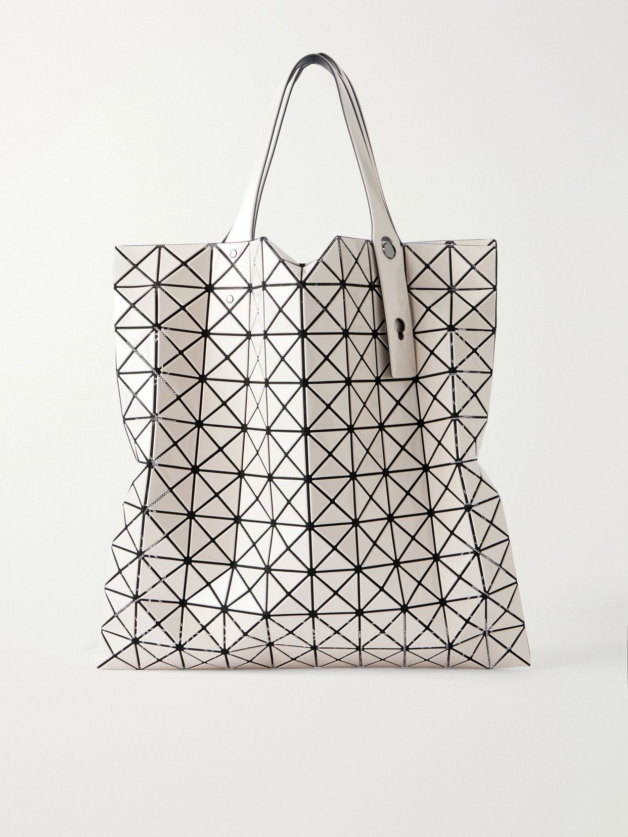 Prism paneled tote bag