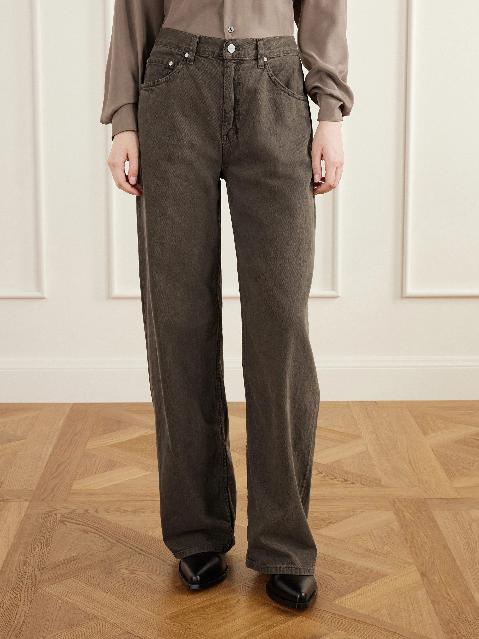 TWP Song Sung mid-rise straight-leg jeans