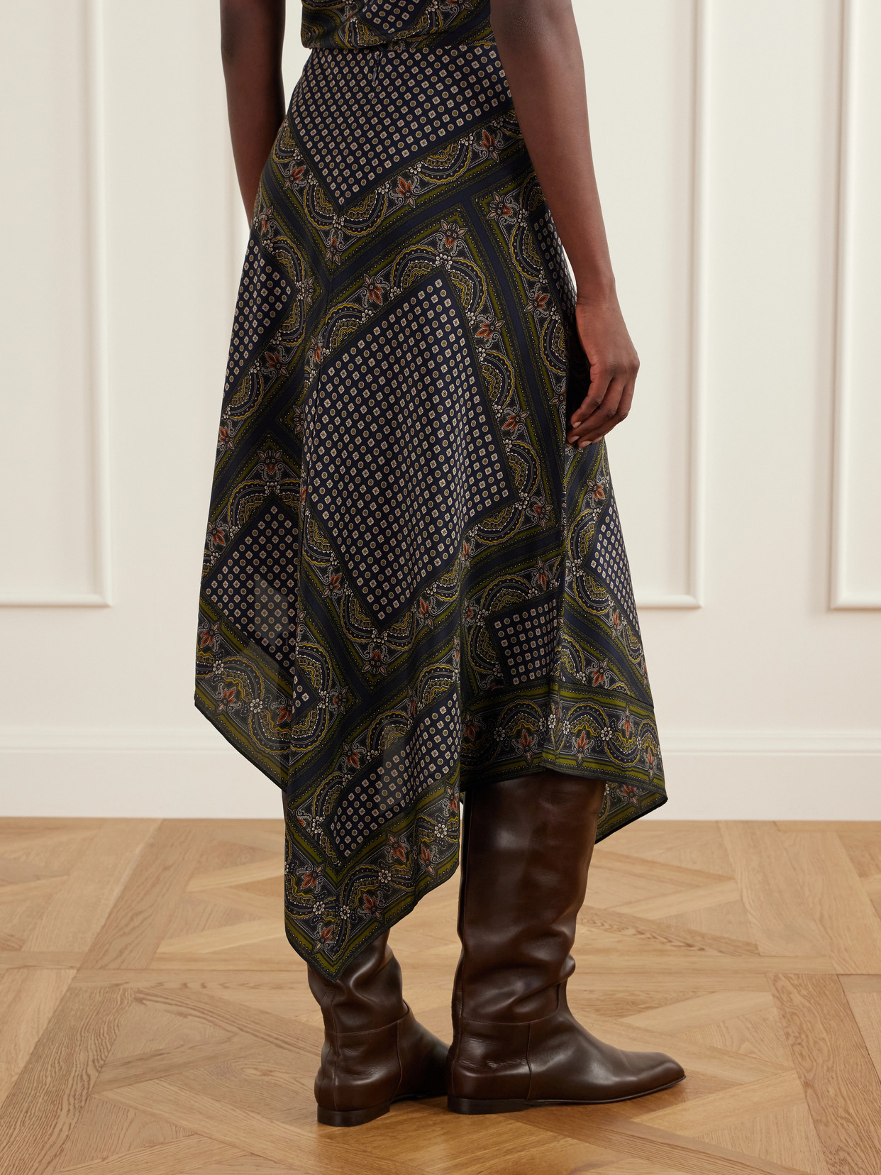 Hartley Paisley-Print Silk-Blend Maxi