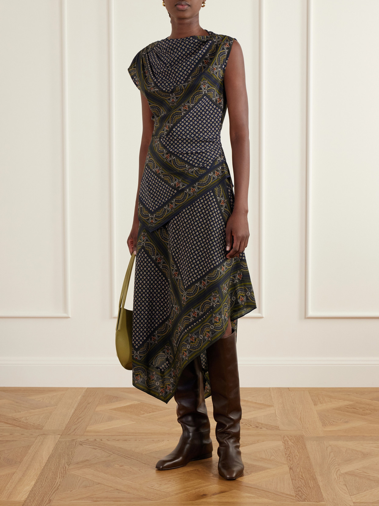 Hartley Paisley-Print Silk-Blend Maxi