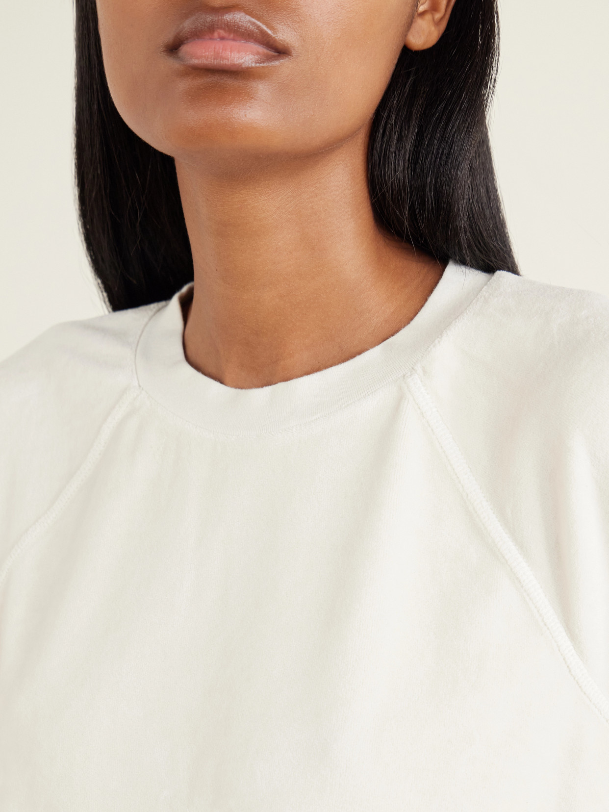 Tilos Cotton-Blend Velour Sweatshirt