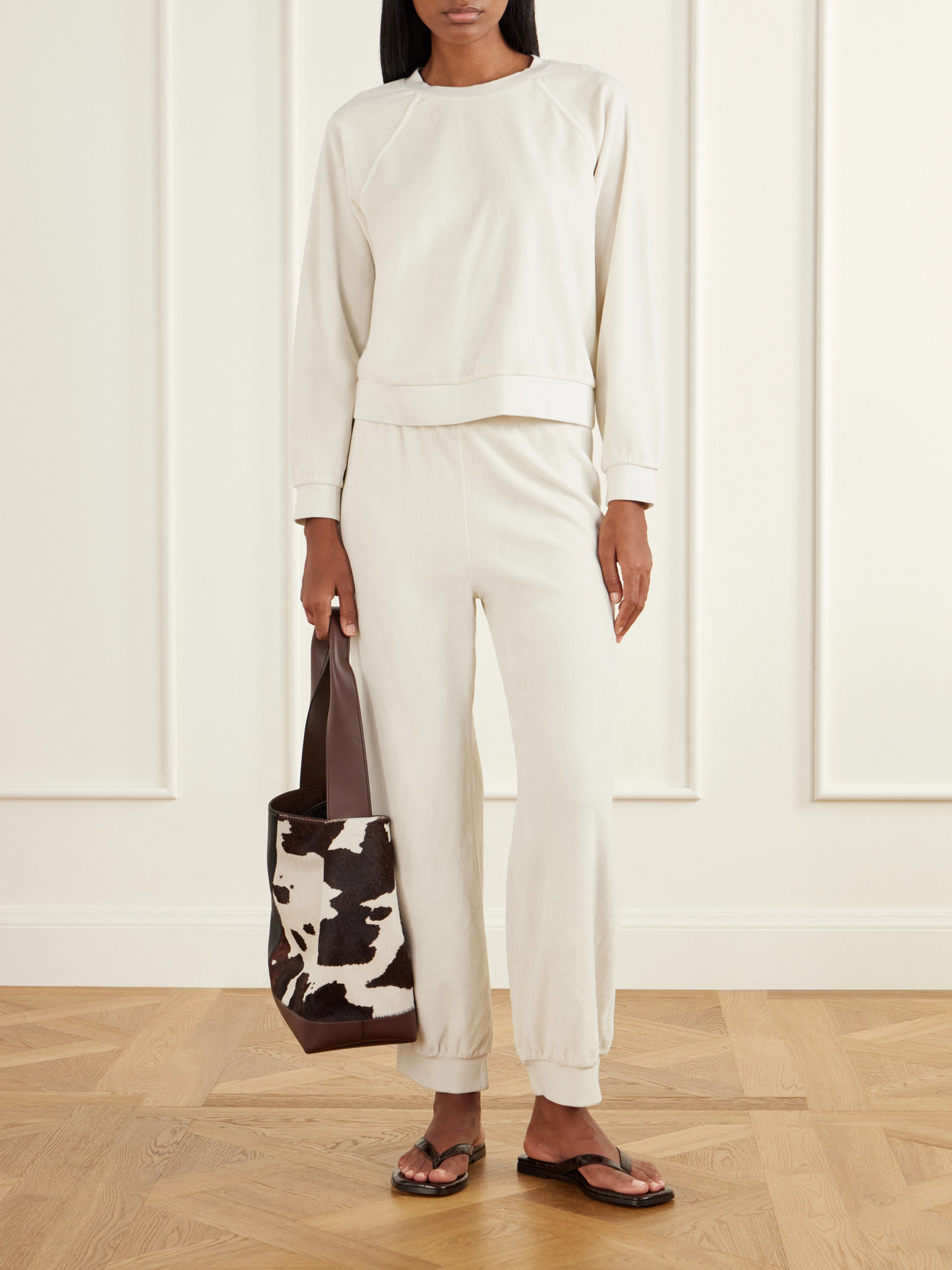 Tilos Cotton-Blend Velour Sweatshirt