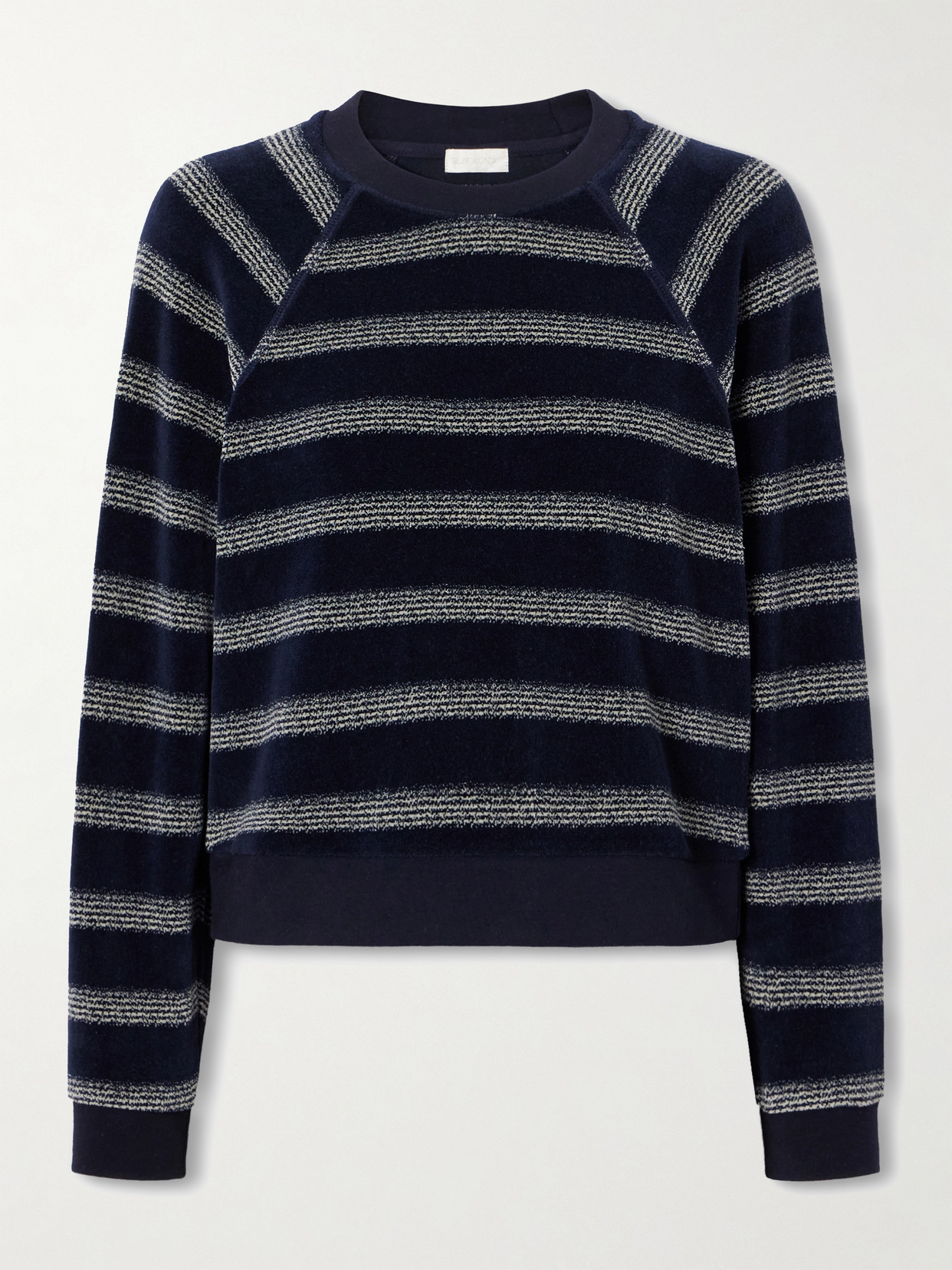 Tilos Striped Velour Sweatshirt