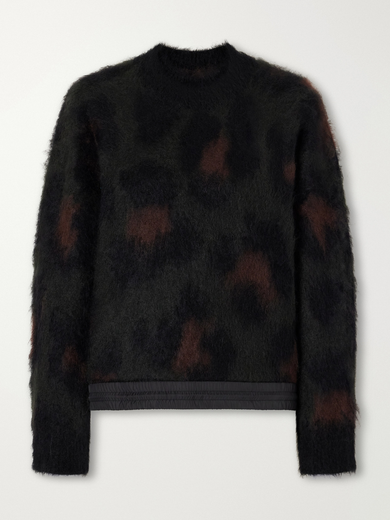 Leopard-Print Mohair-Blend Sweater