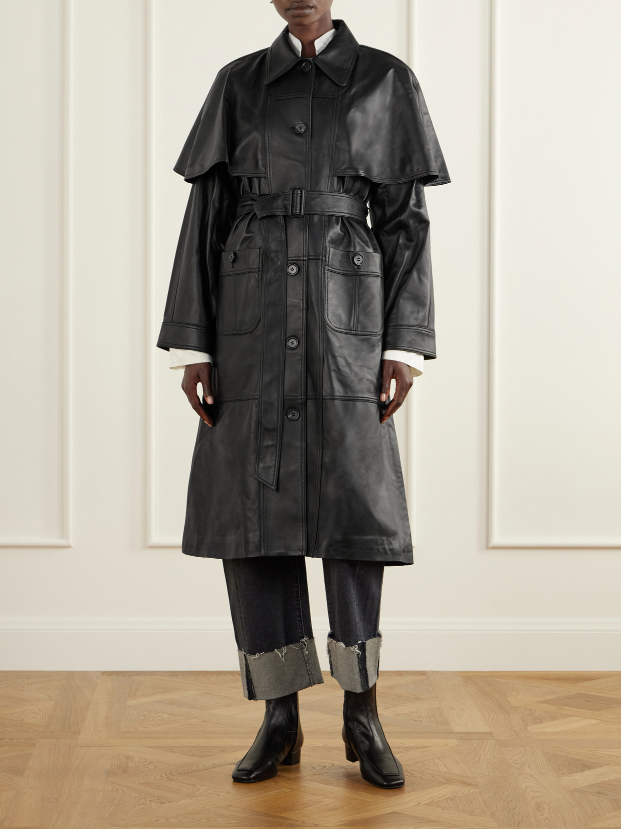 Caitlin Belted Trench Coat