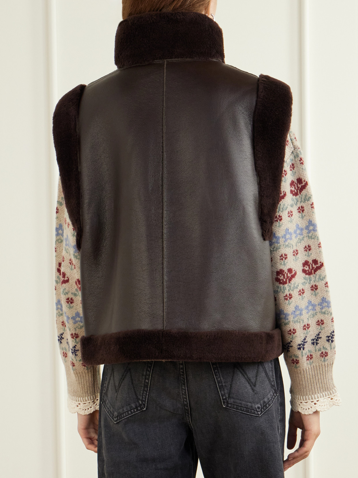 Annie Reversible Wool Vest