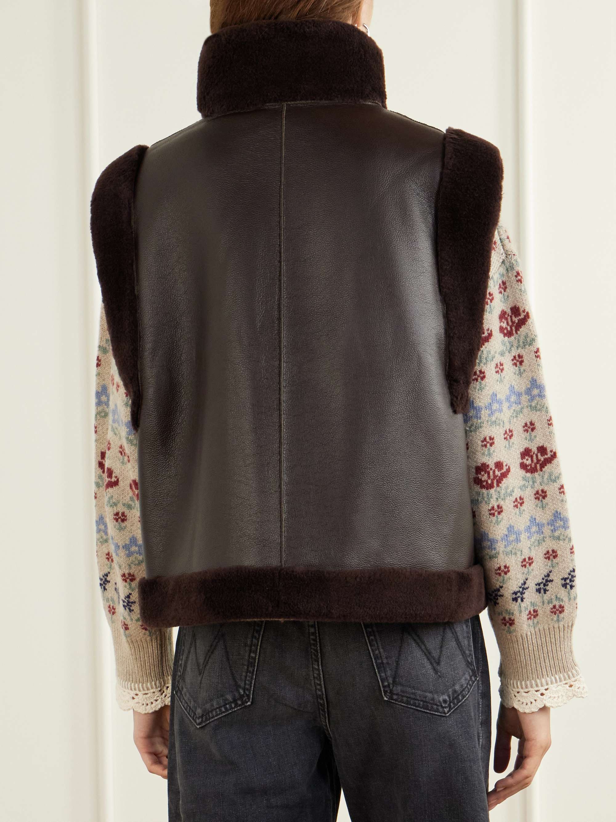 SEA Annie reversible wool vest | NET-A-PORTER