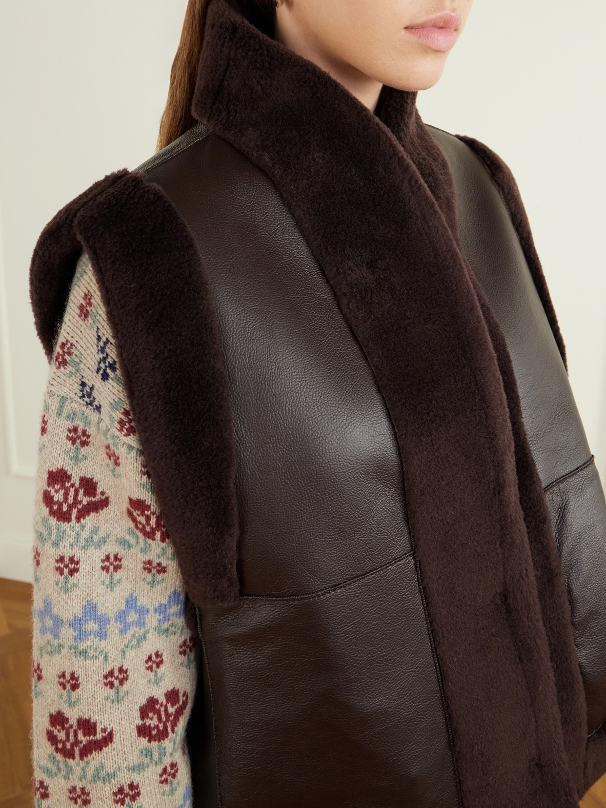 Annie Reversible Wool Vest