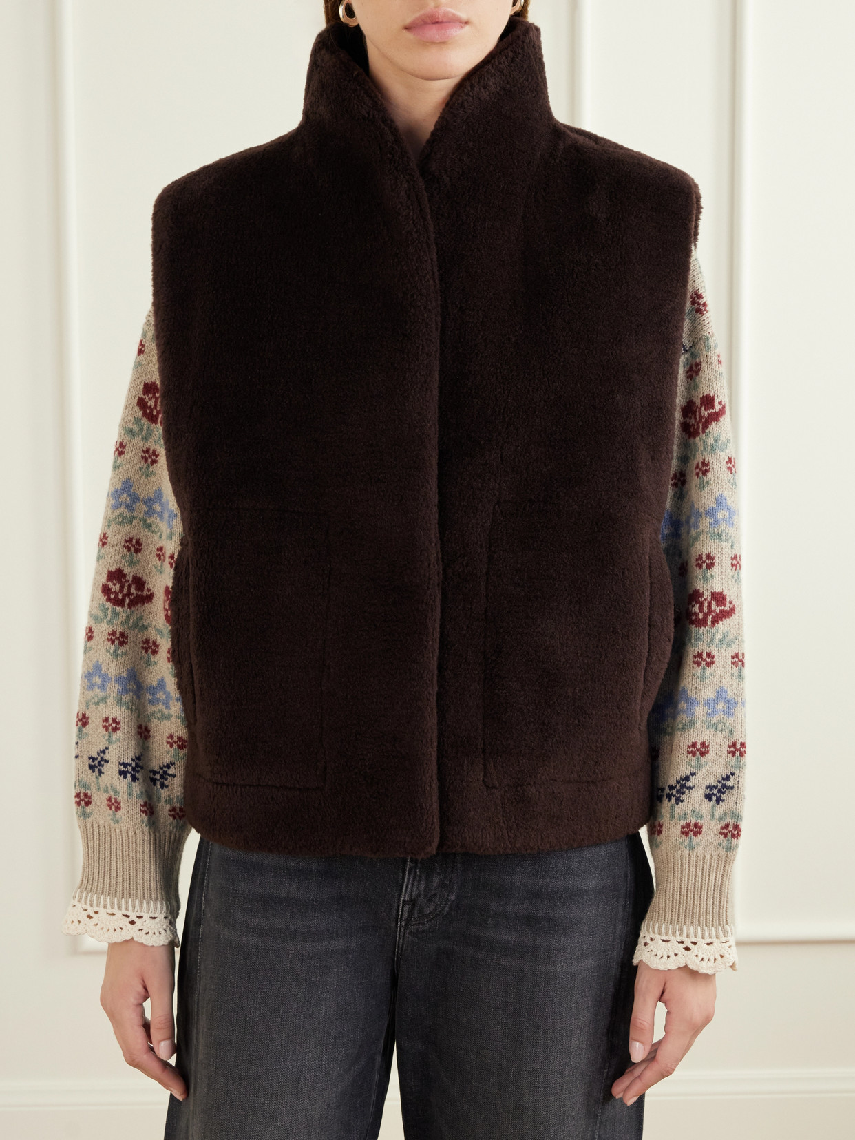 Annie Reversible Wool Vest