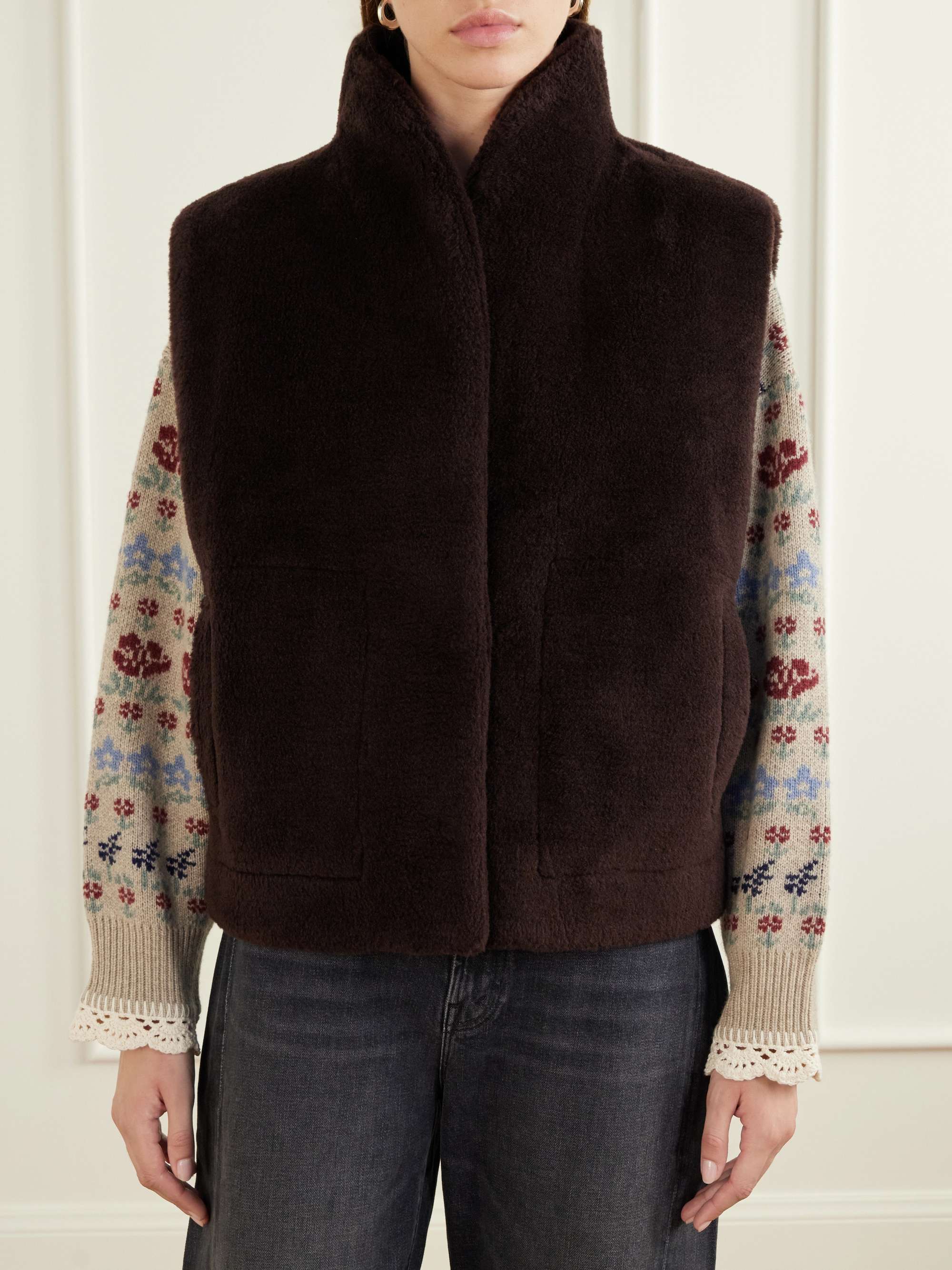 SEA Annie reversible wool vest | NET-A-PORTER