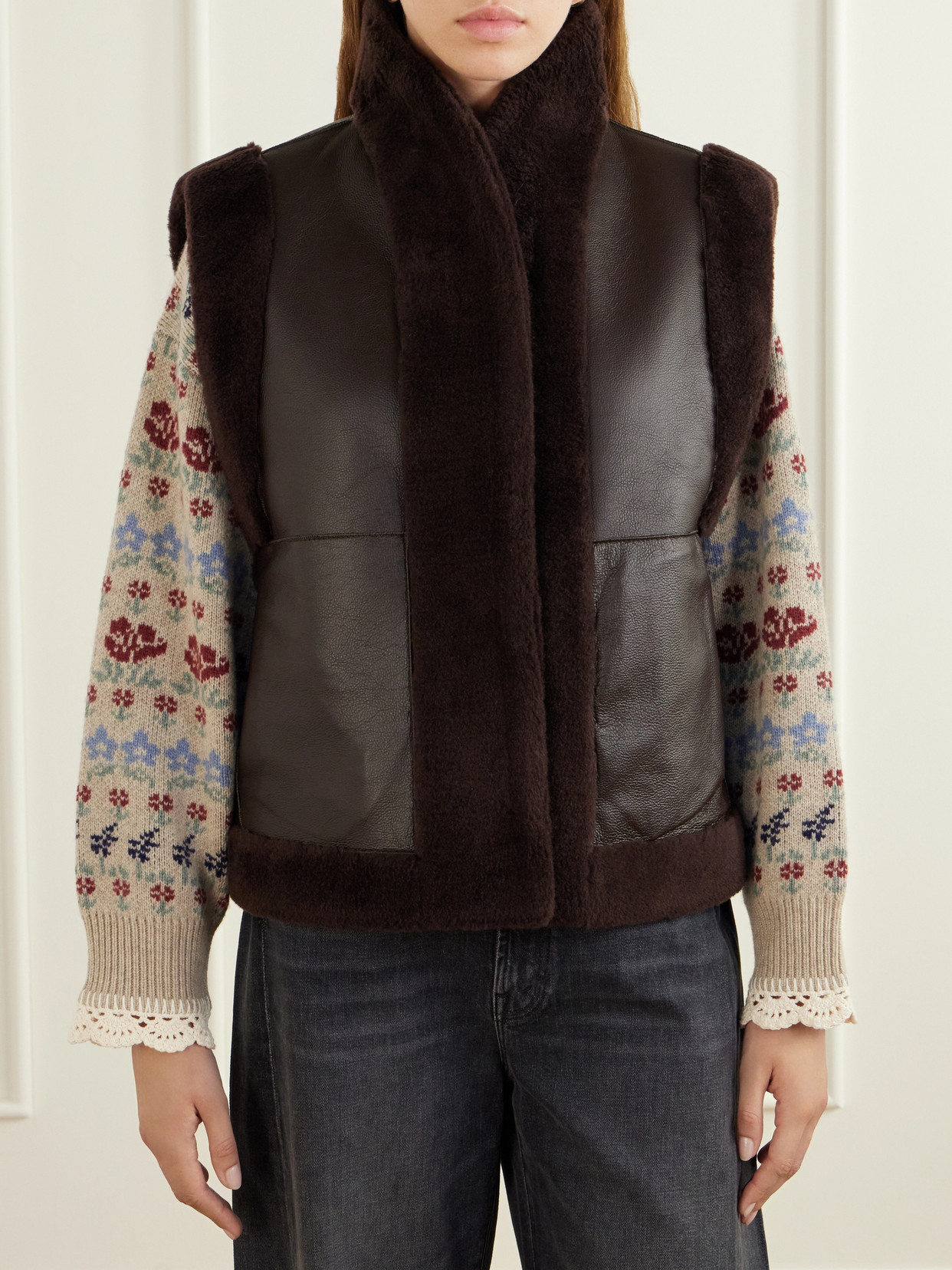 Annie Reversible Wool Vest
