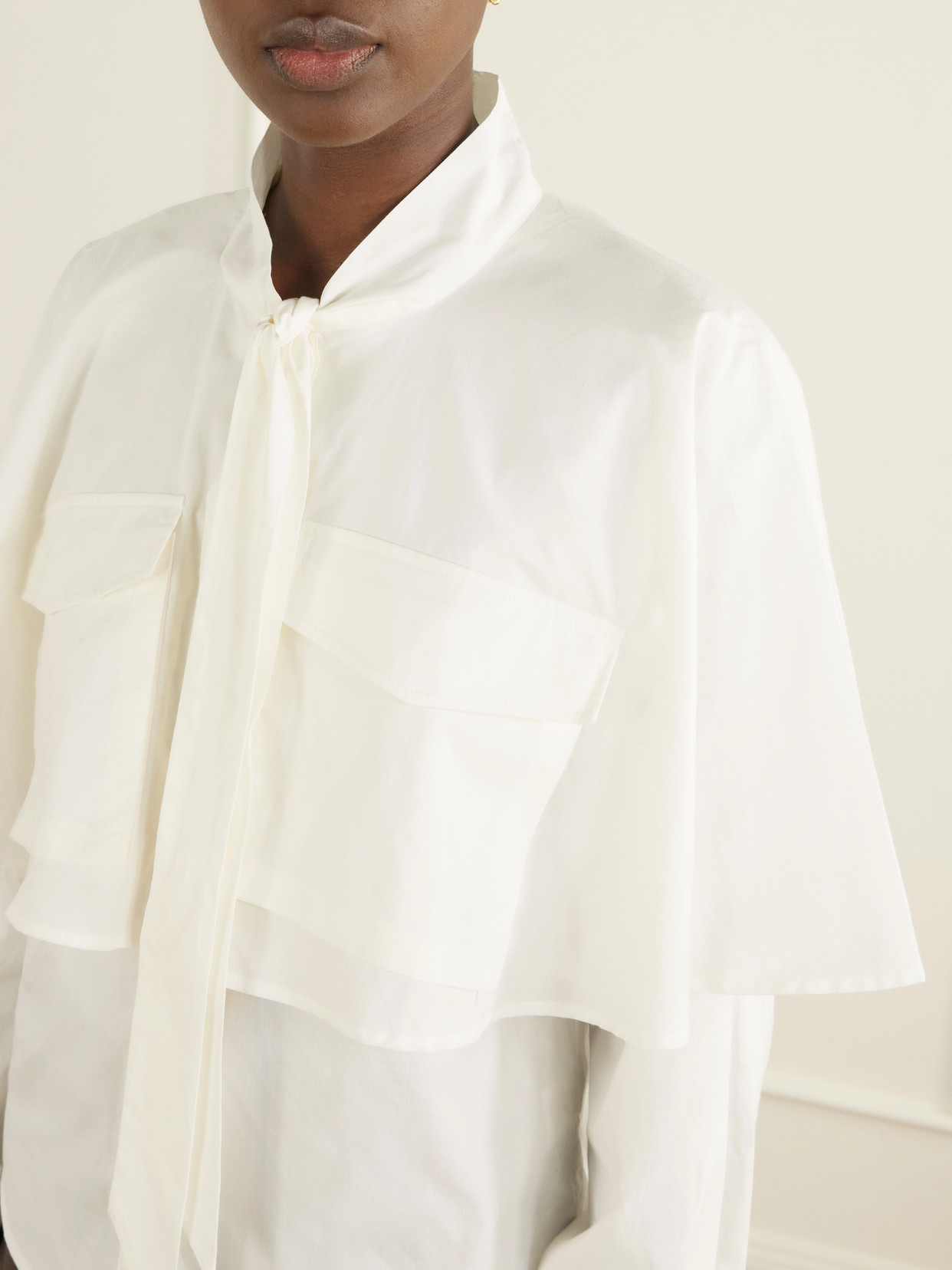 Tristan Cotton-Poplin Blouse