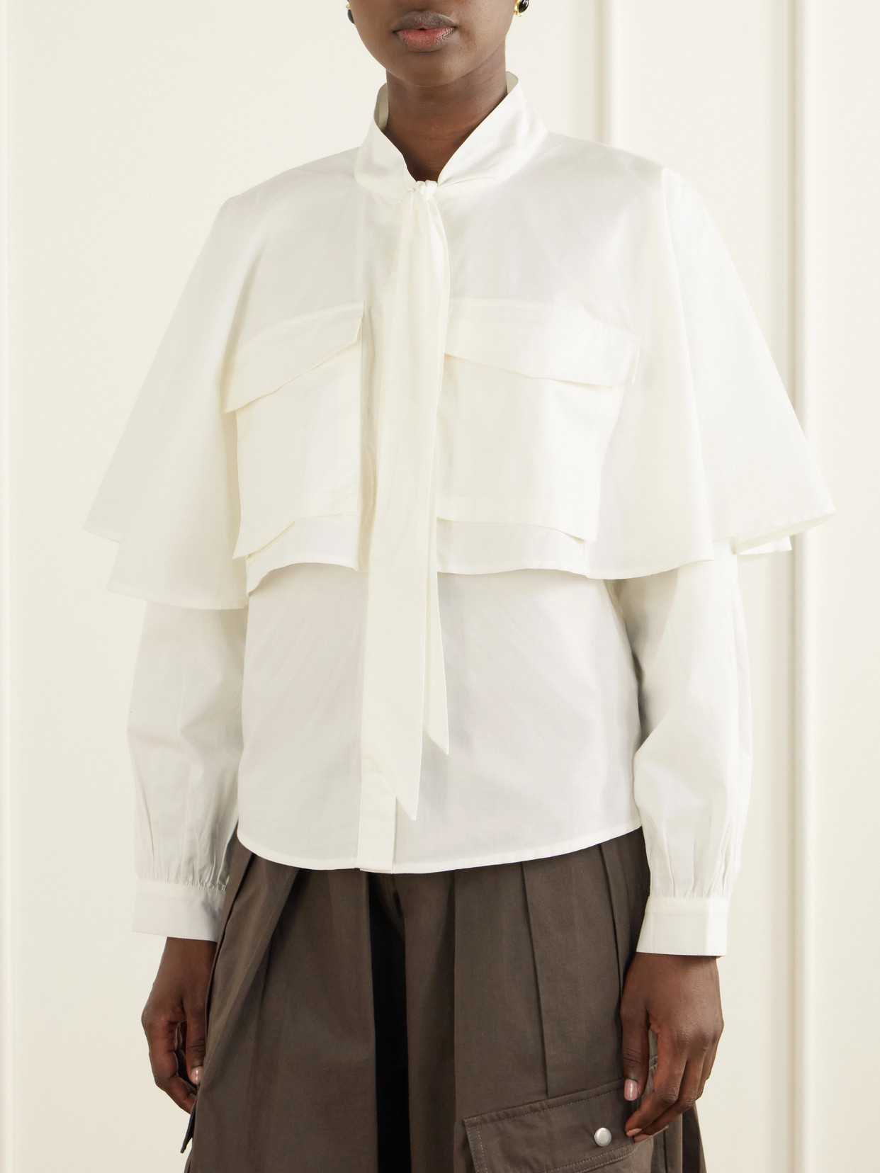 Tristan Cotton-Poplin Blouse