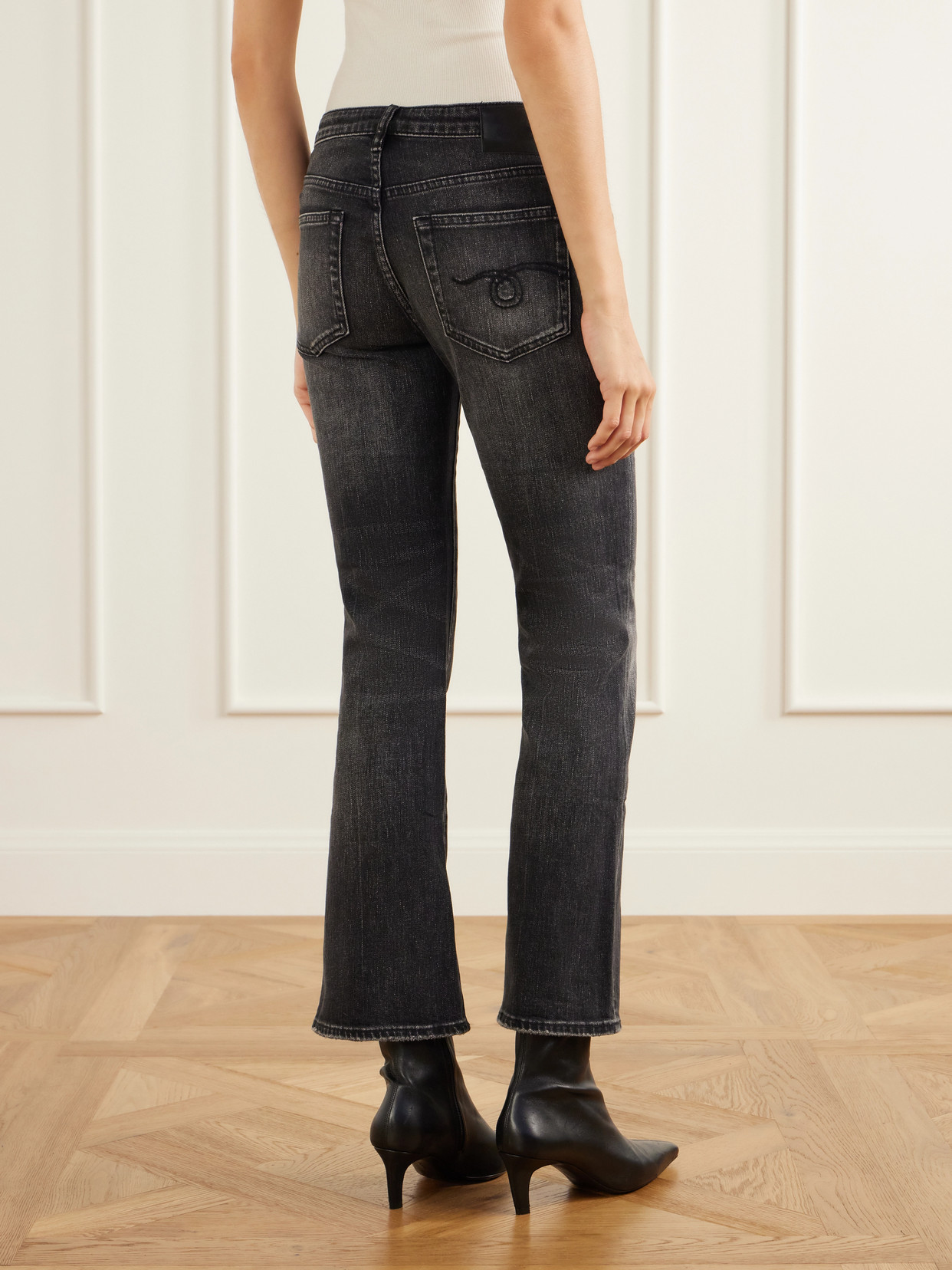 Boy Kick High-Rise Flared Jeans