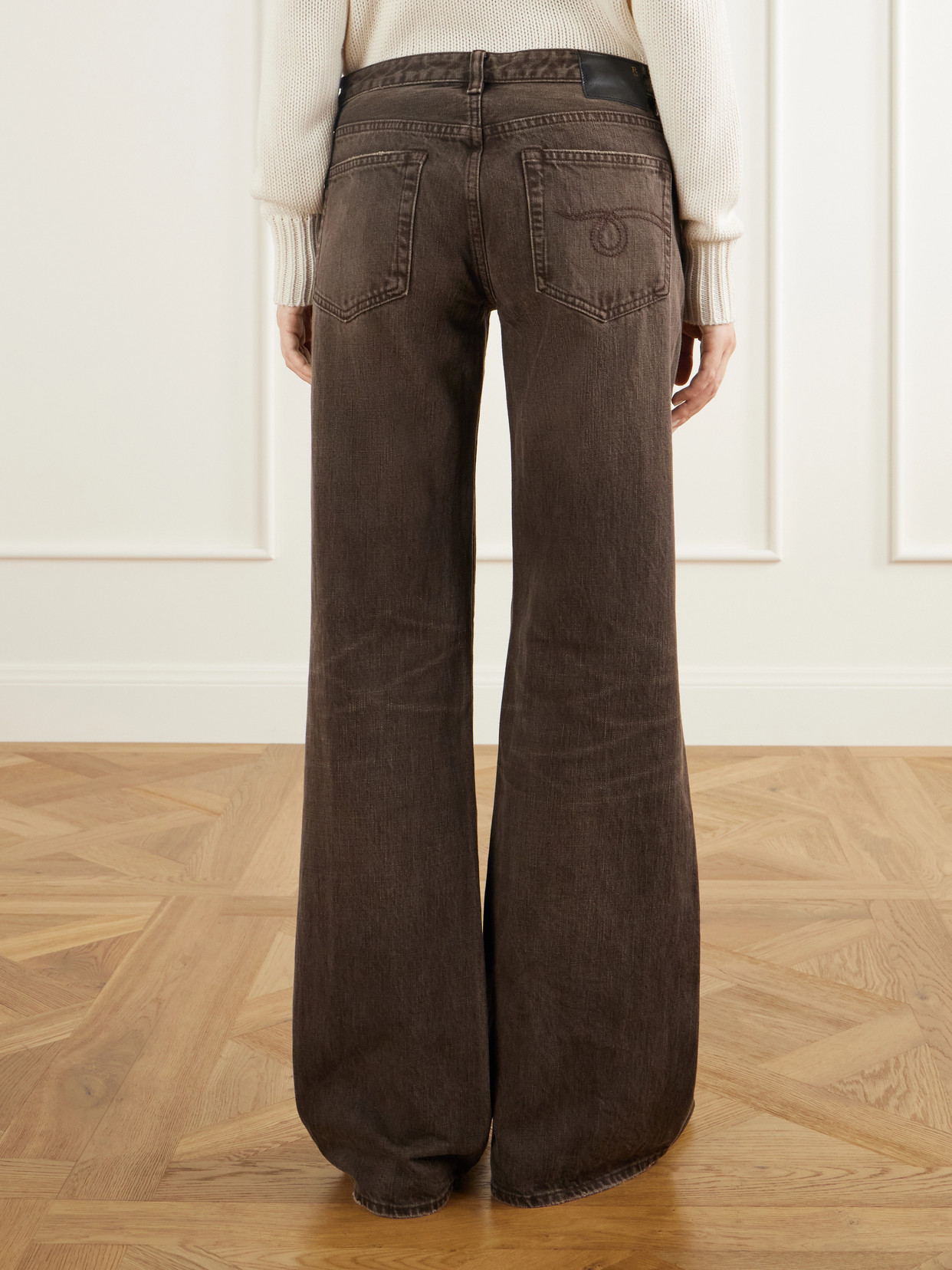 Effie Low-Rise Straight-Leg Jeans
