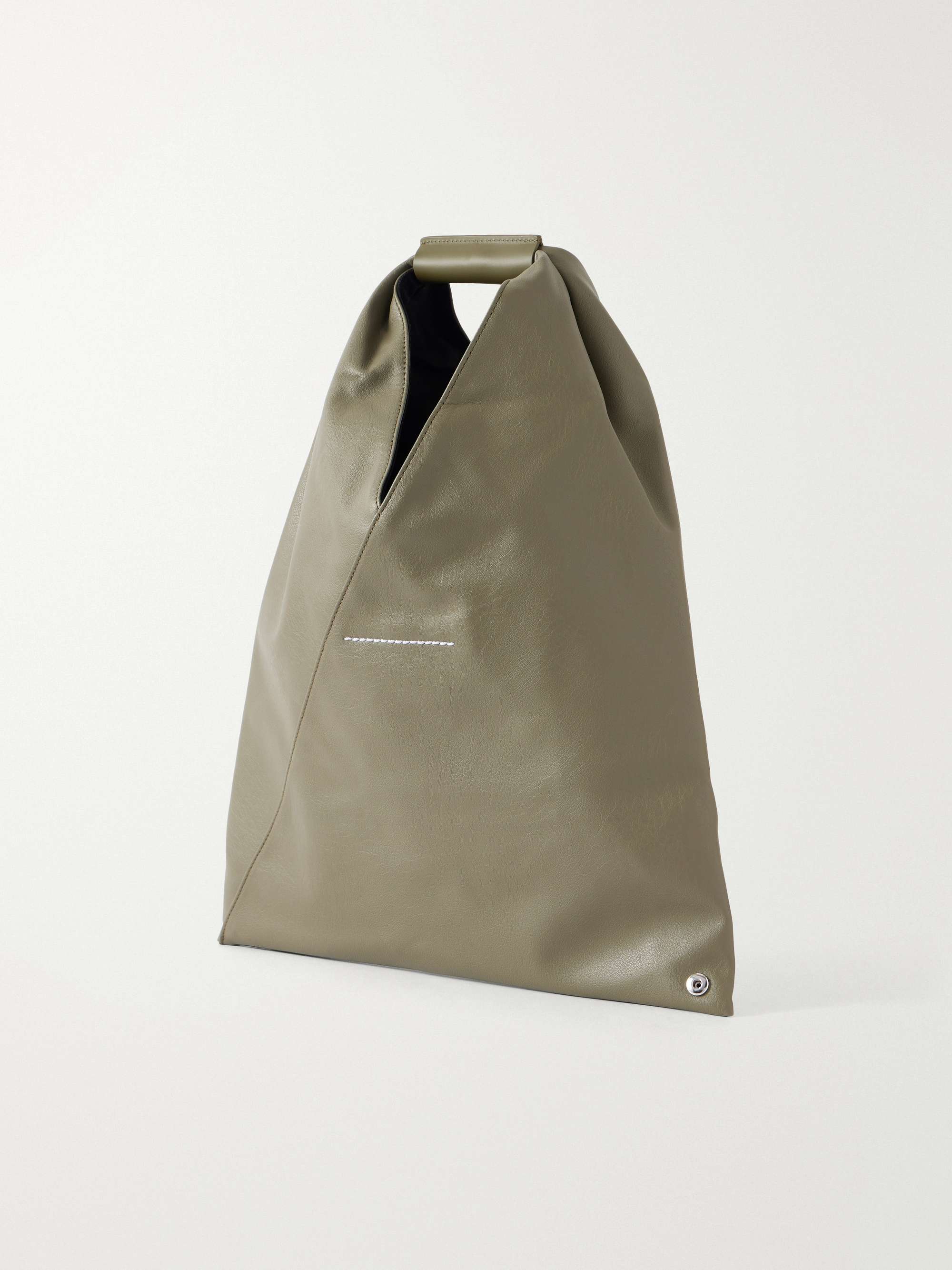 MM6 MAISON MARGIELA Japanese leather-trimmed vegan material tote