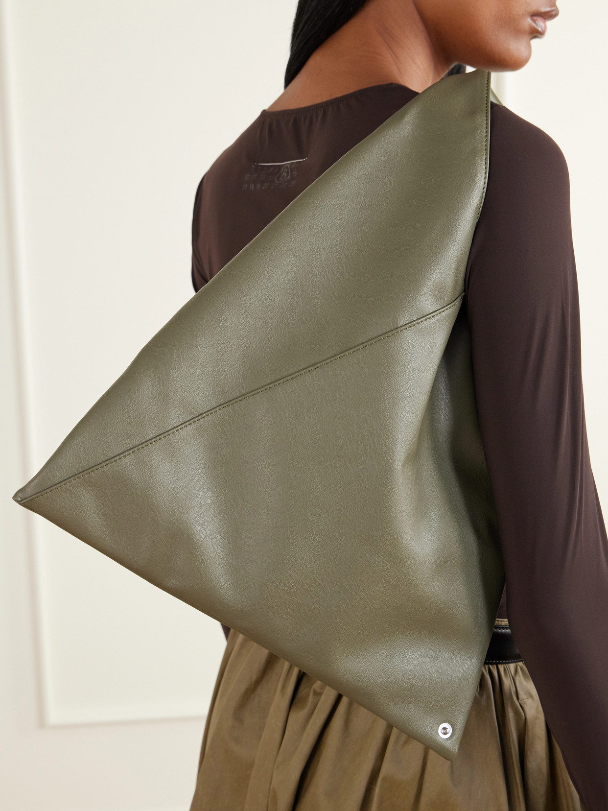 Mm6 Maison Margiela - Japanese Leather-Trimmed Vegan Material Tote