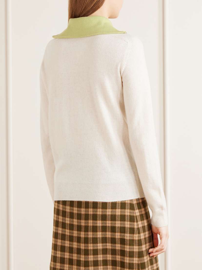 MM6 MAISON MARGIELA Ribbed Wool-blend Sweater | Thumbnail 4