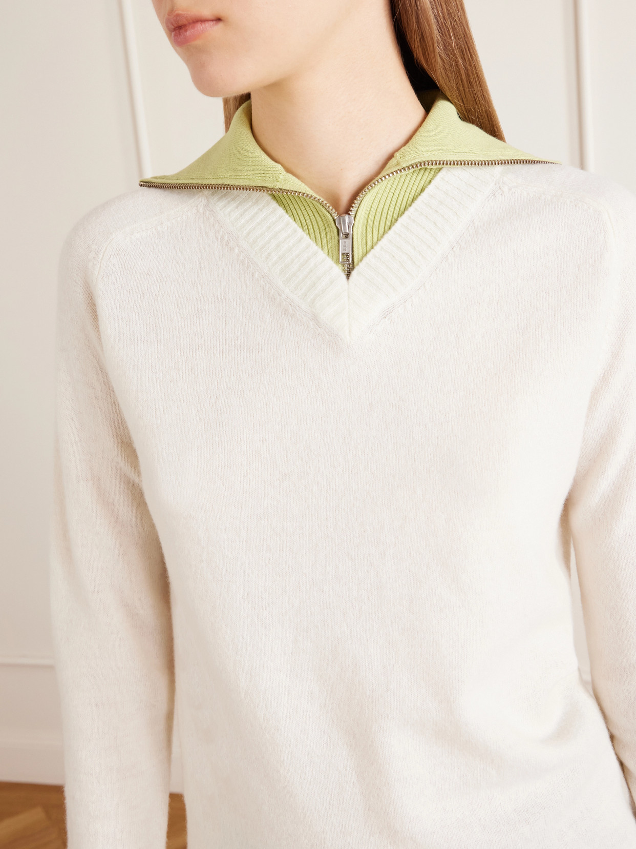 Mm6 Maison Margiela - Ribbed Wool-Blend Sweater