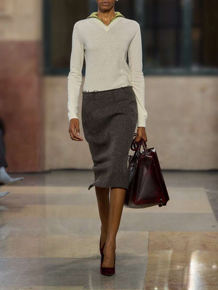 MM6 MAISON MARGIELA Ribbed Wool-blend Sweater | Thumbnail 6