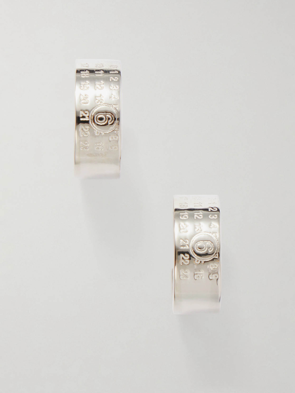 Mm6 Maison Margiela Silver-tone Earrings