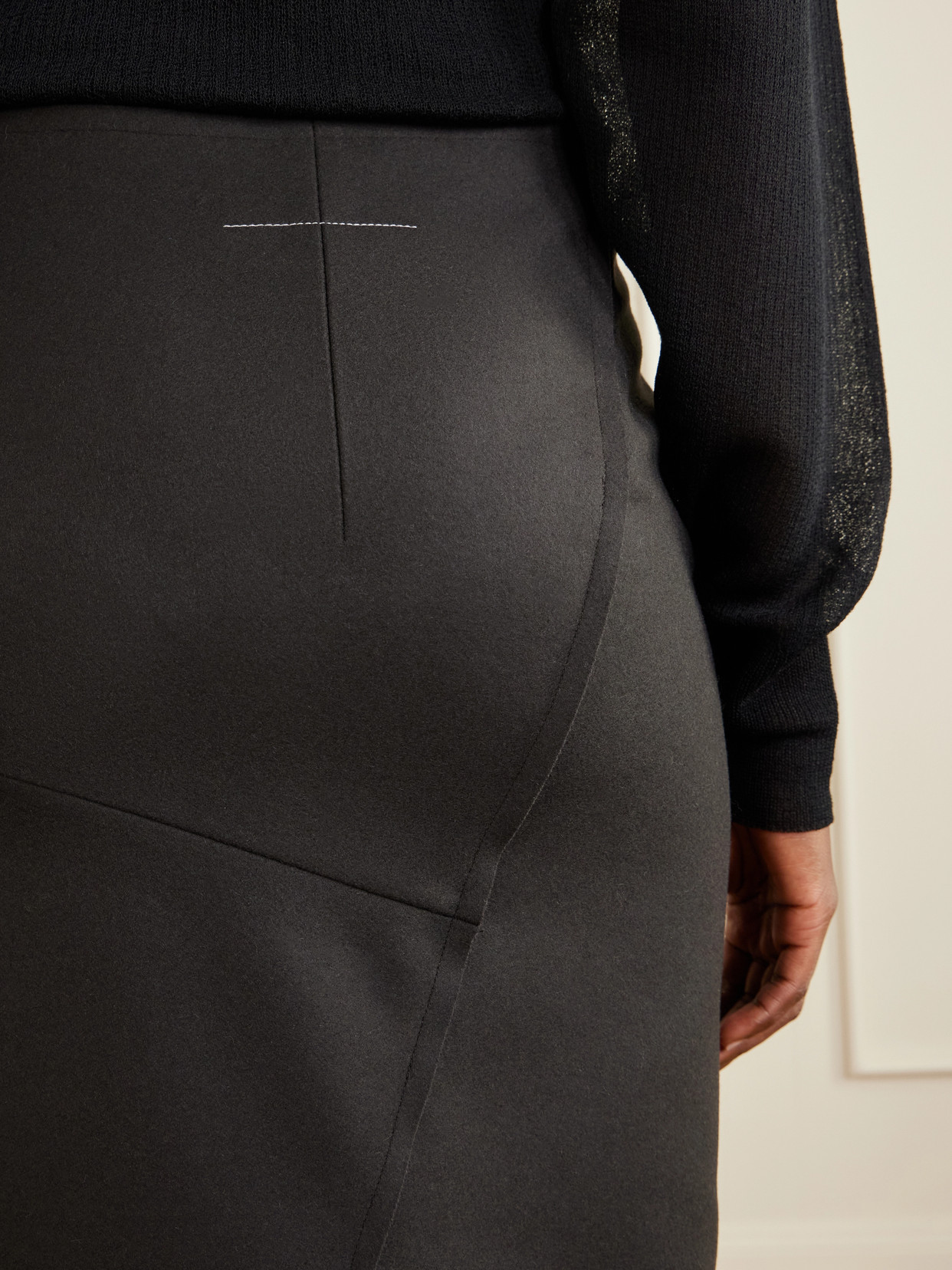 Mm6 Maison Margiela - Wool-Blend Felt Midi