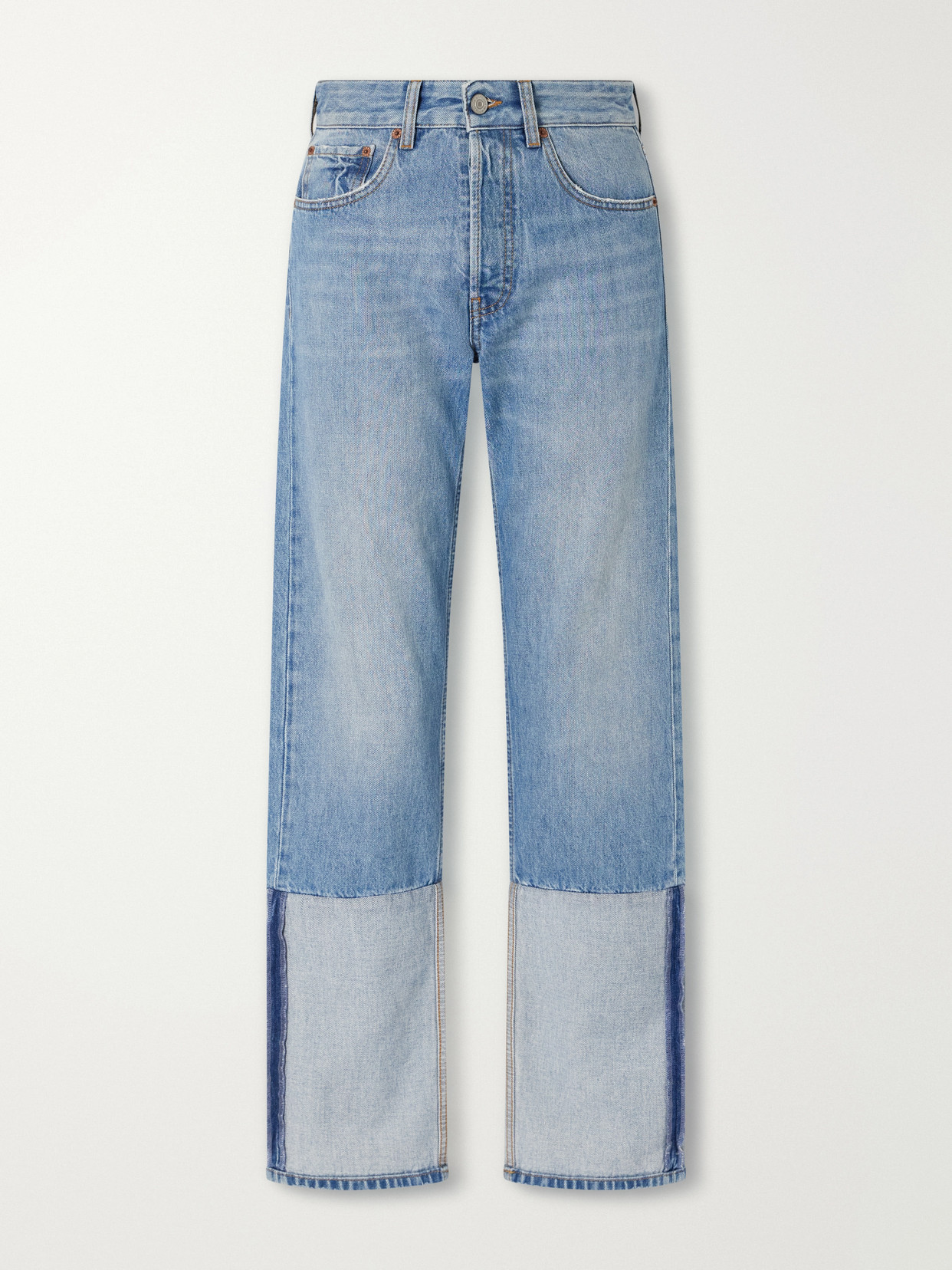Mm6 Maison Margiela Straight-leg Jeans In Blue