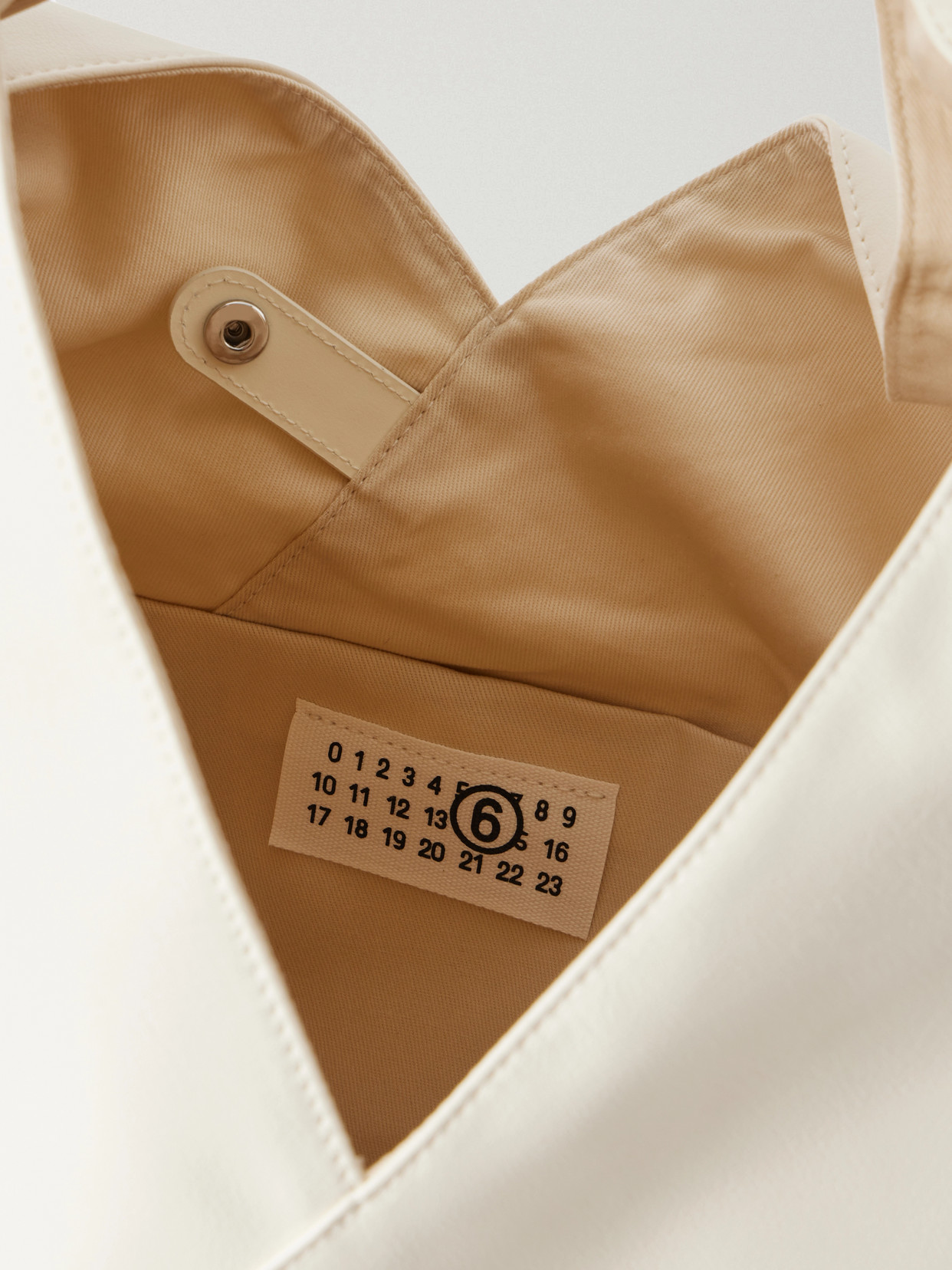 Mm6 Maison Margiela - Japanese Leather-Trimmed Vegan Material Tote - Off