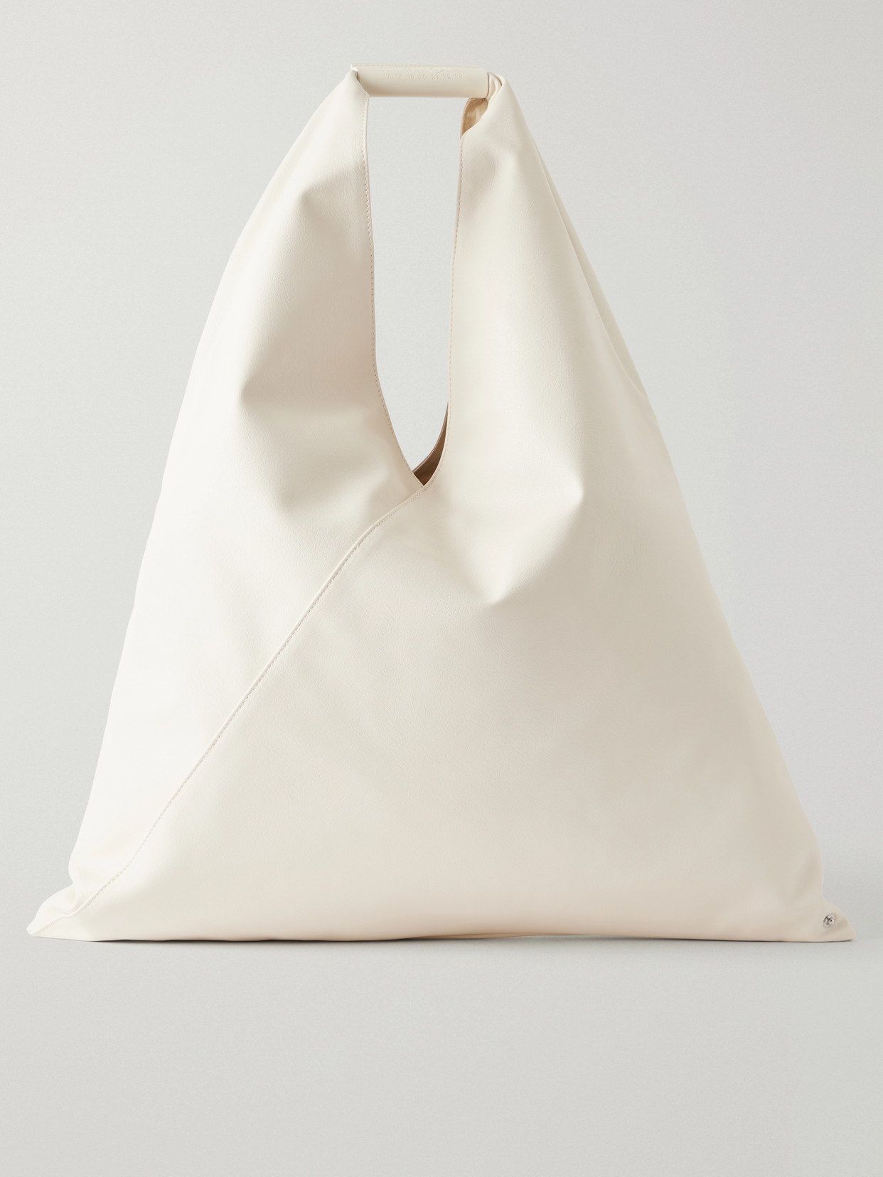 Mm6 Maison Margiela - Japanese Leather-Trimmed Vegan Material Tote - Off
