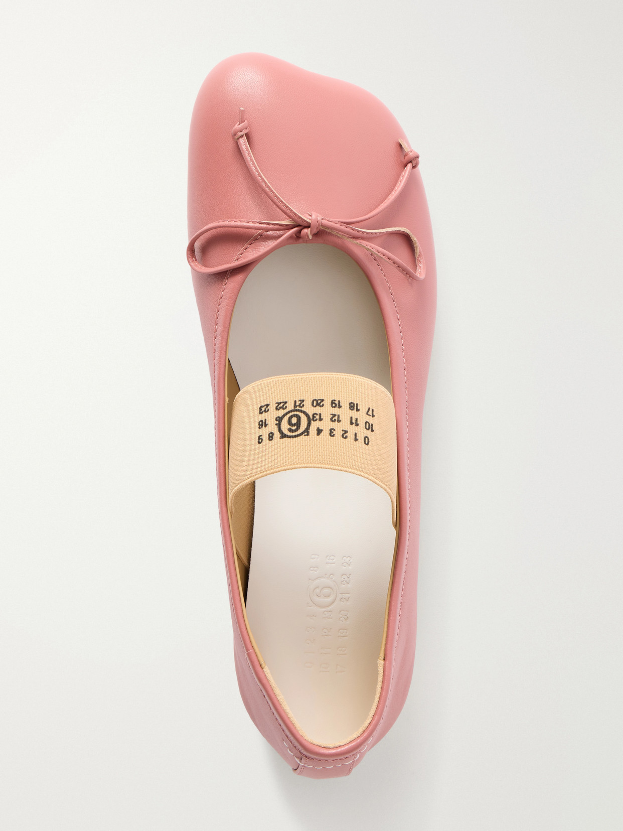 Mm6 Maison Margiela - Bow-Detailed Ballet Flats
