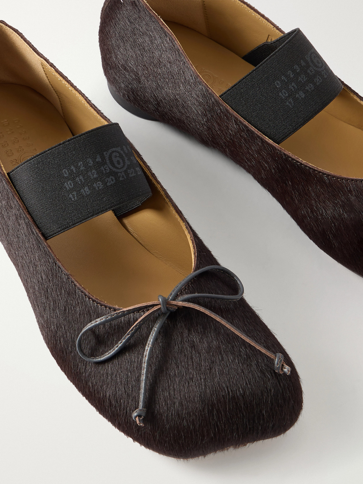 Mm6 Maison Margiela - Bow-Detailed Ballet Flats