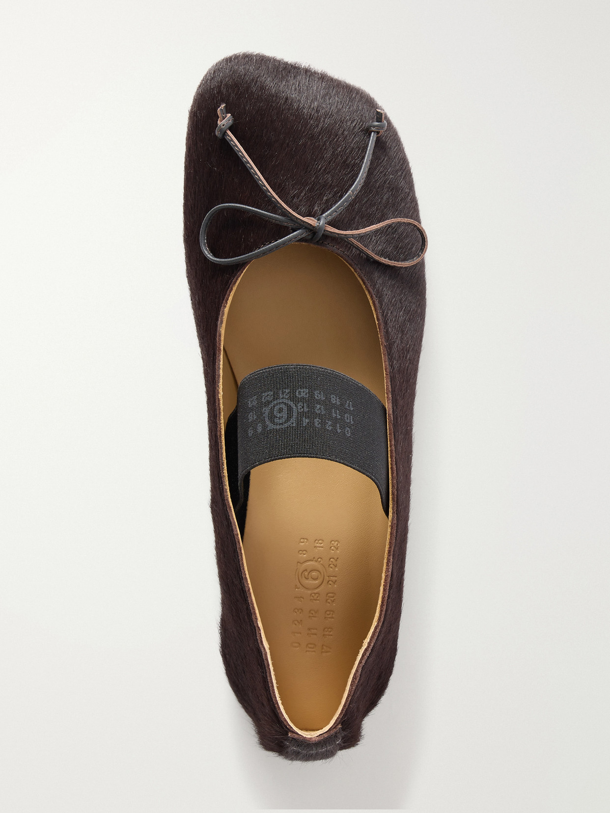 Mm6 Maison Margiela - Bow-Detailed Ballet Flats