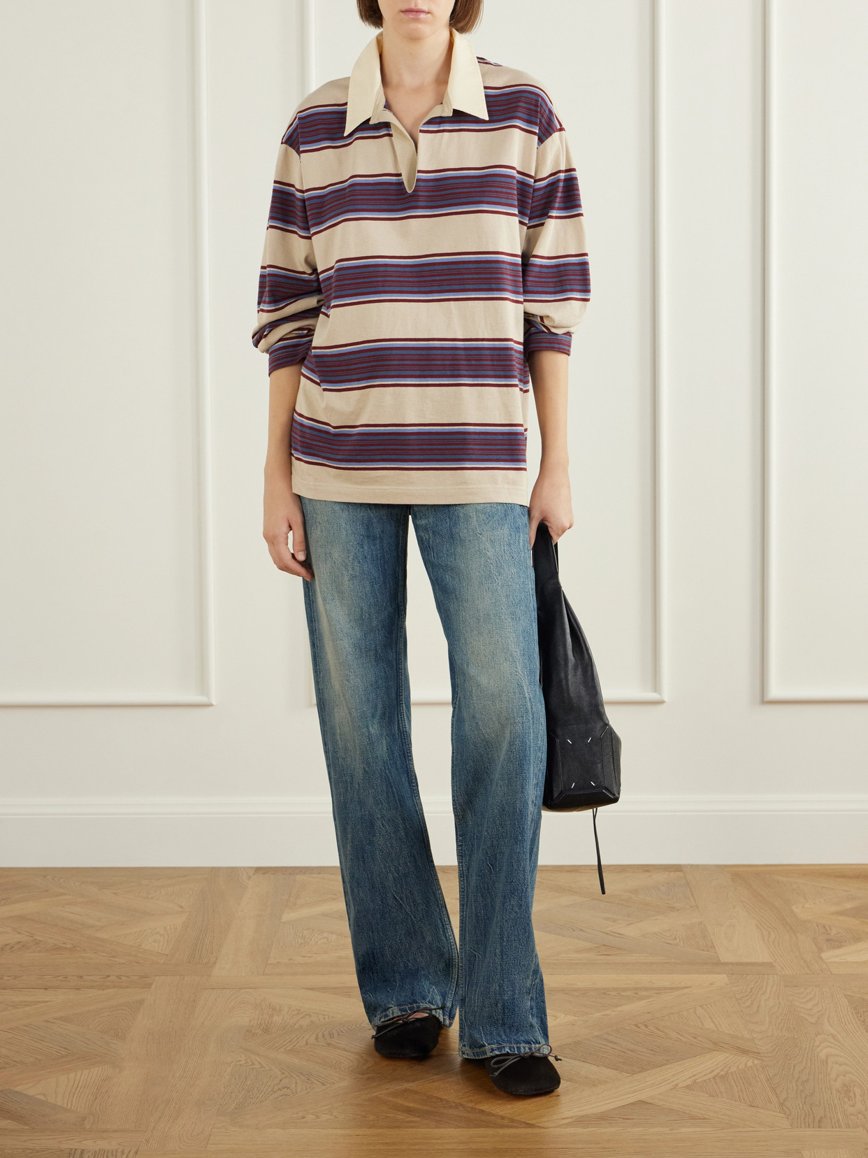 Mm6 Maison Margiela - Bow-Detailed Ballet Flats
