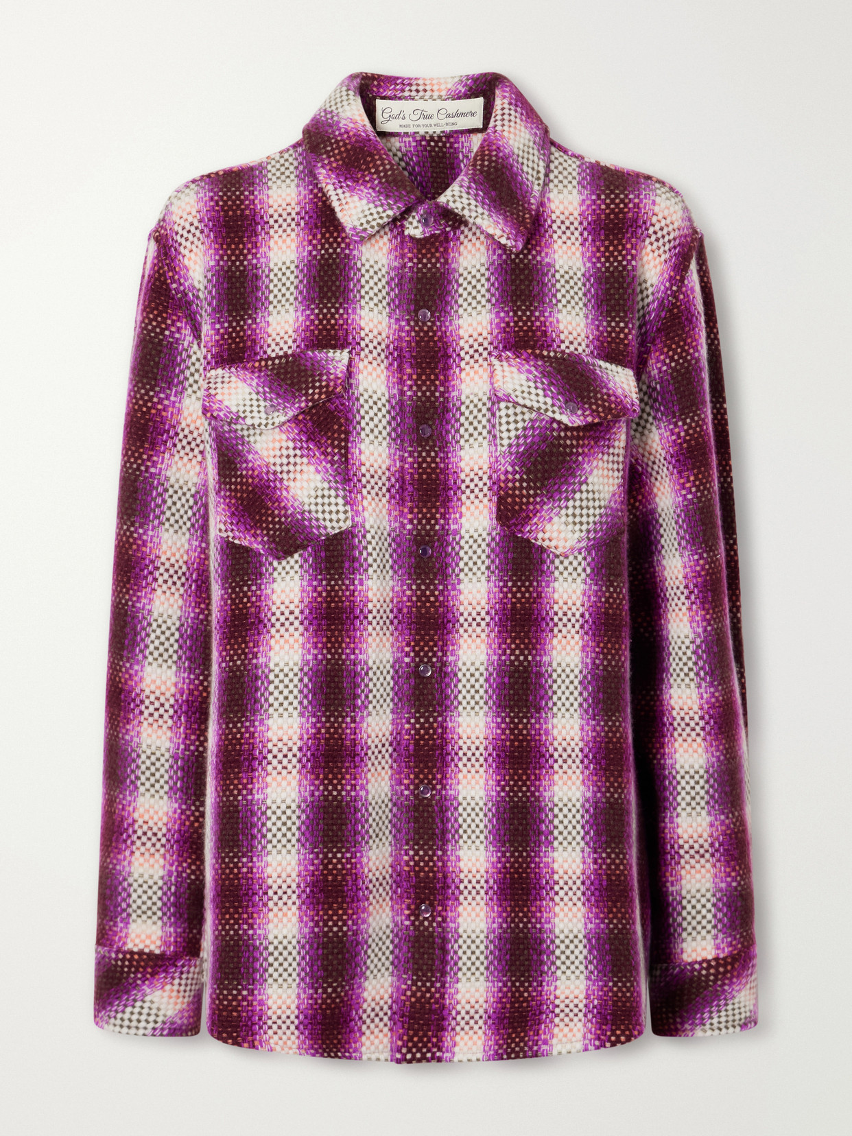 Frontier Checked Cashmere Shirt
