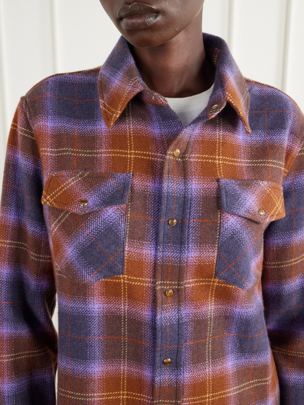 Vulcan Checked Cashmere Shirt